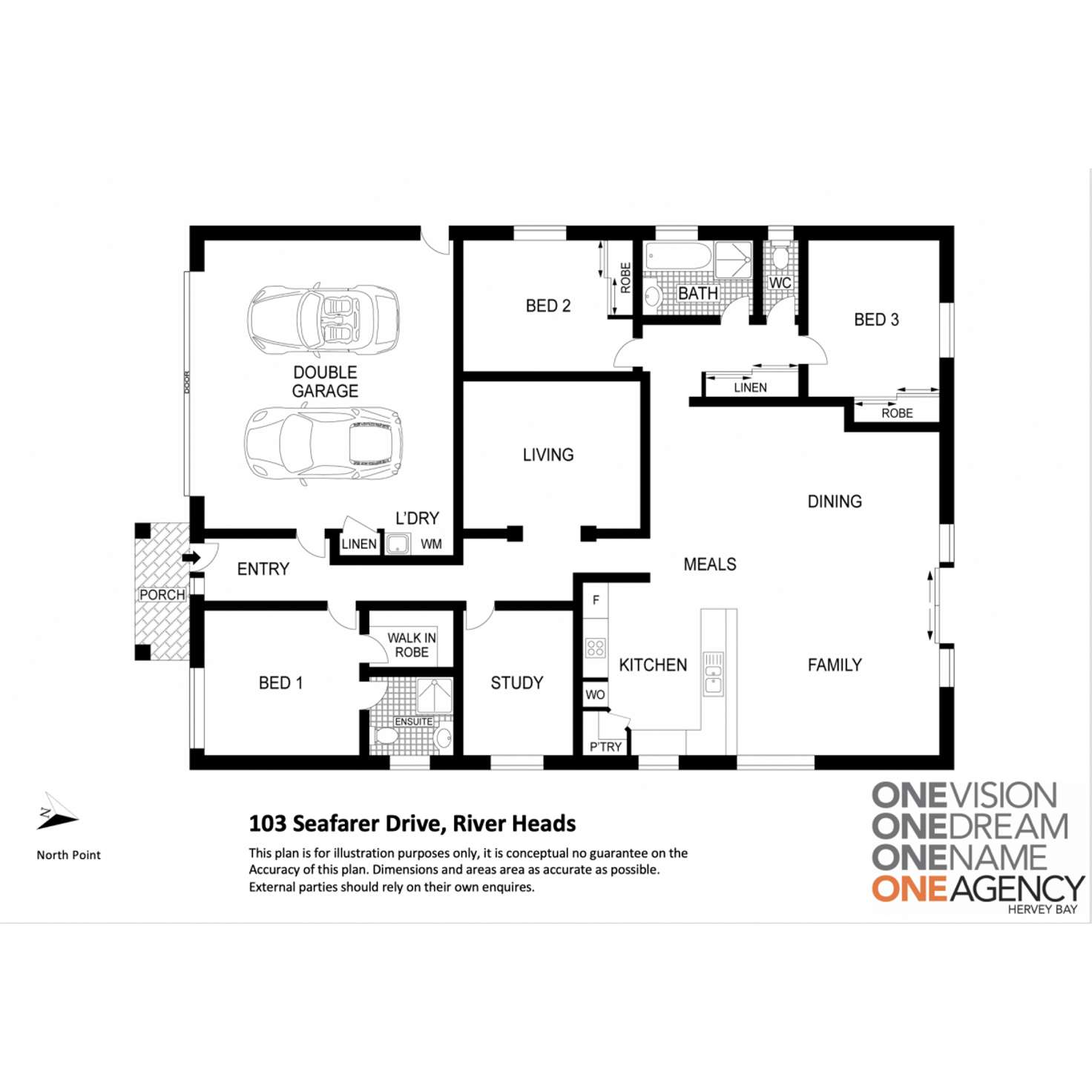 Floorplan of Homely house listing, 103 Seafarer Drive, River Heads QLD 4655