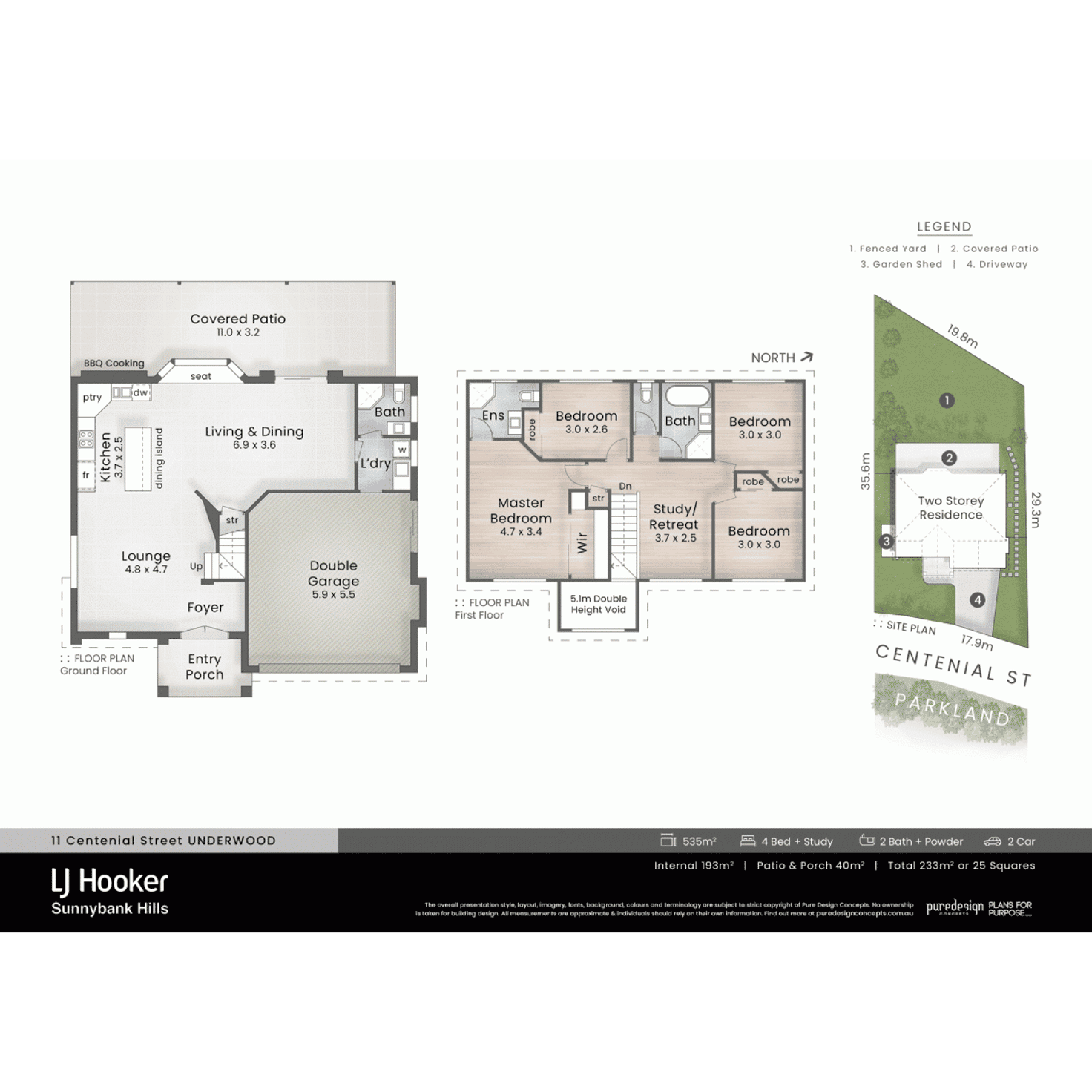 Floorplan of Homely house listing, 11 Centenial Street, Underwood QLD 4119