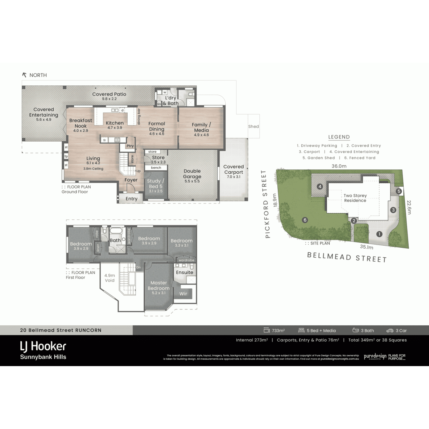 Floorplan of Homely house listing, 20 Bellmead Street, Runcorn QLD 4113