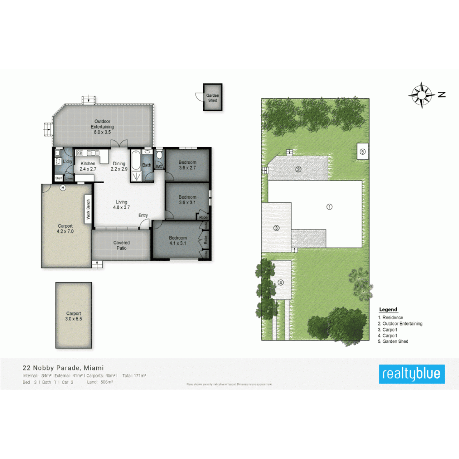 Floorplan of Homely house listing, 22 Nobby Parade, Miami QLD 4220