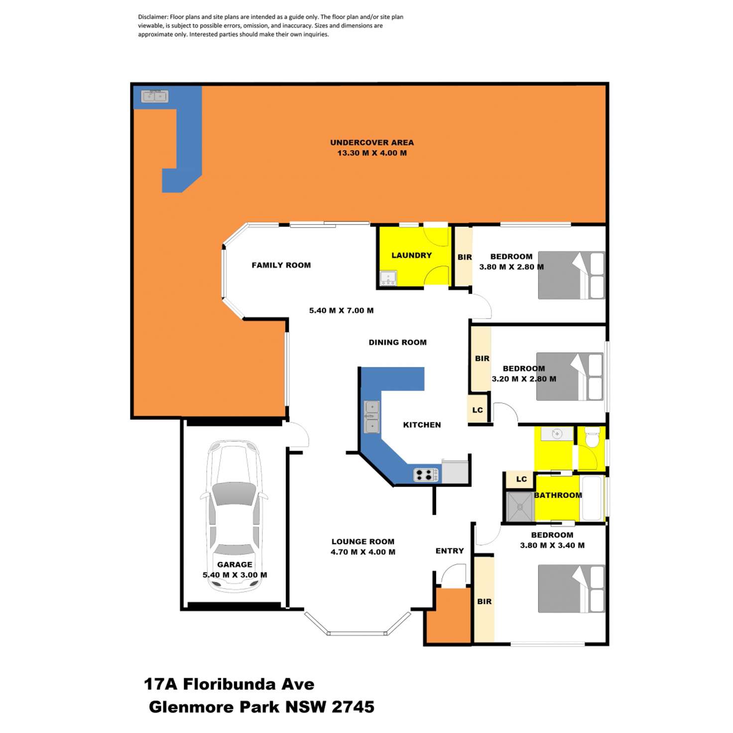Floorplan of Homely house listing, 17a Floribunda Avenue, Glenmore Park NSW 2745