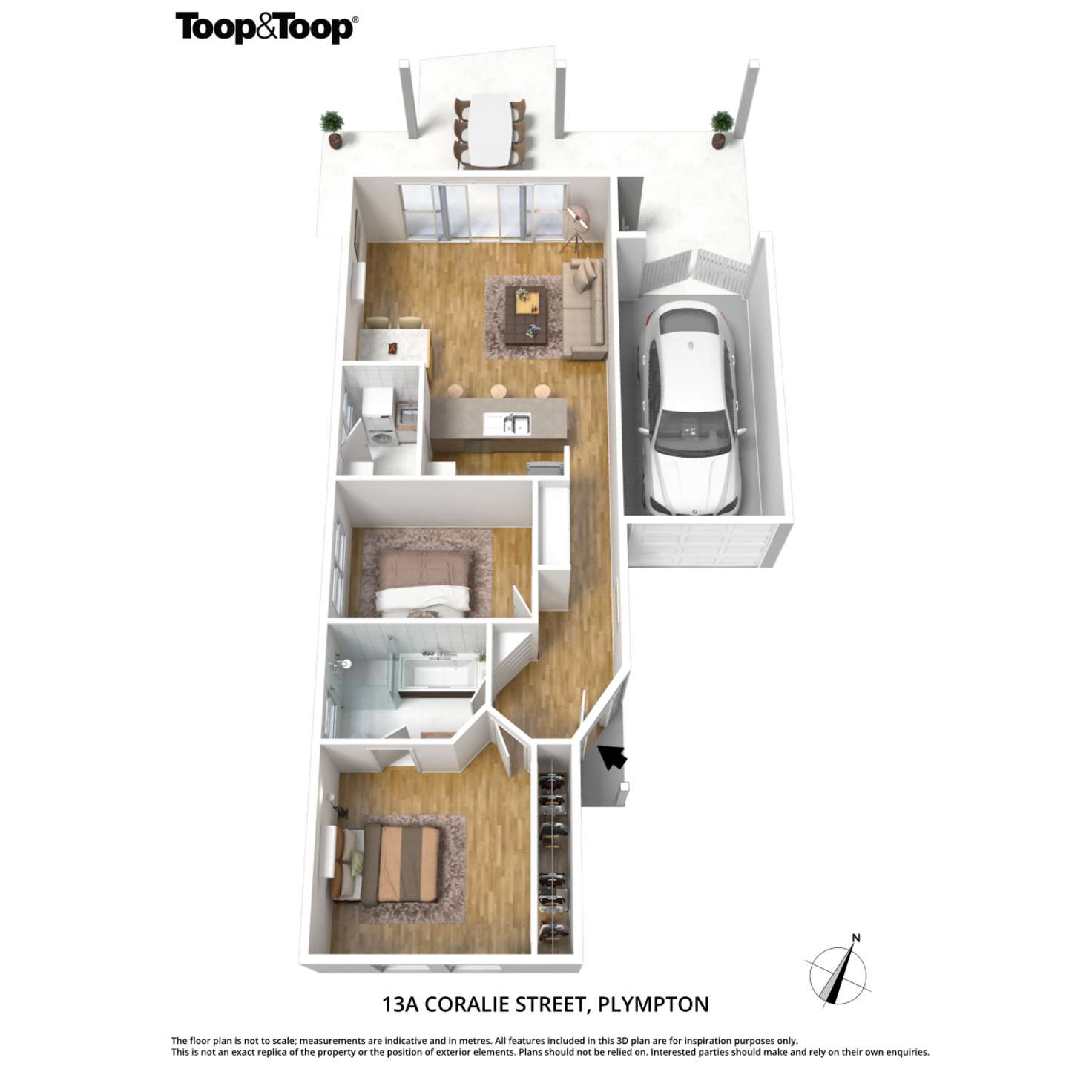 Floorplan of Homely house listing, 13A Coralie Street, Plympton SA 5038