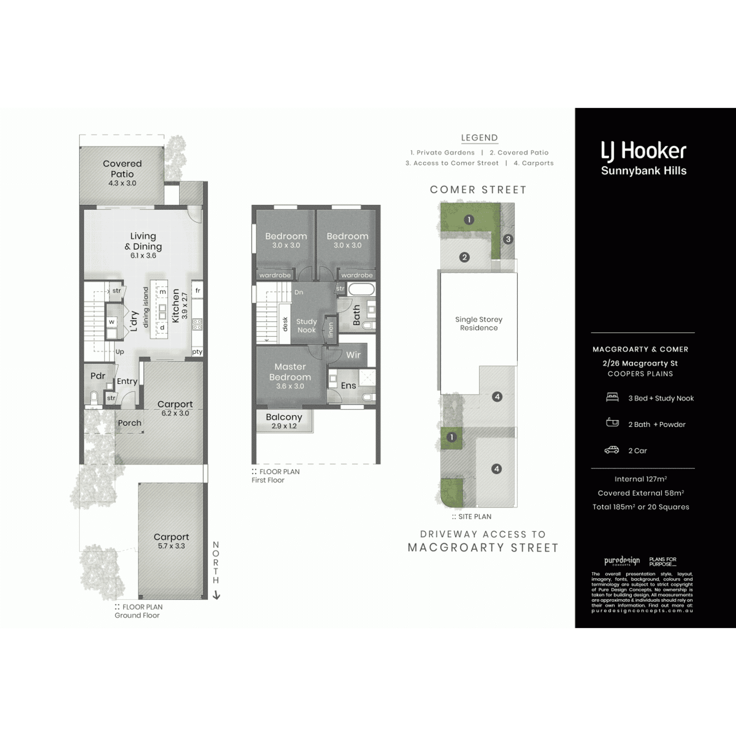 Floorplan of Homely townhouse listing, 2/26 Macgroarty Street, Coopers Plains QLD 4108