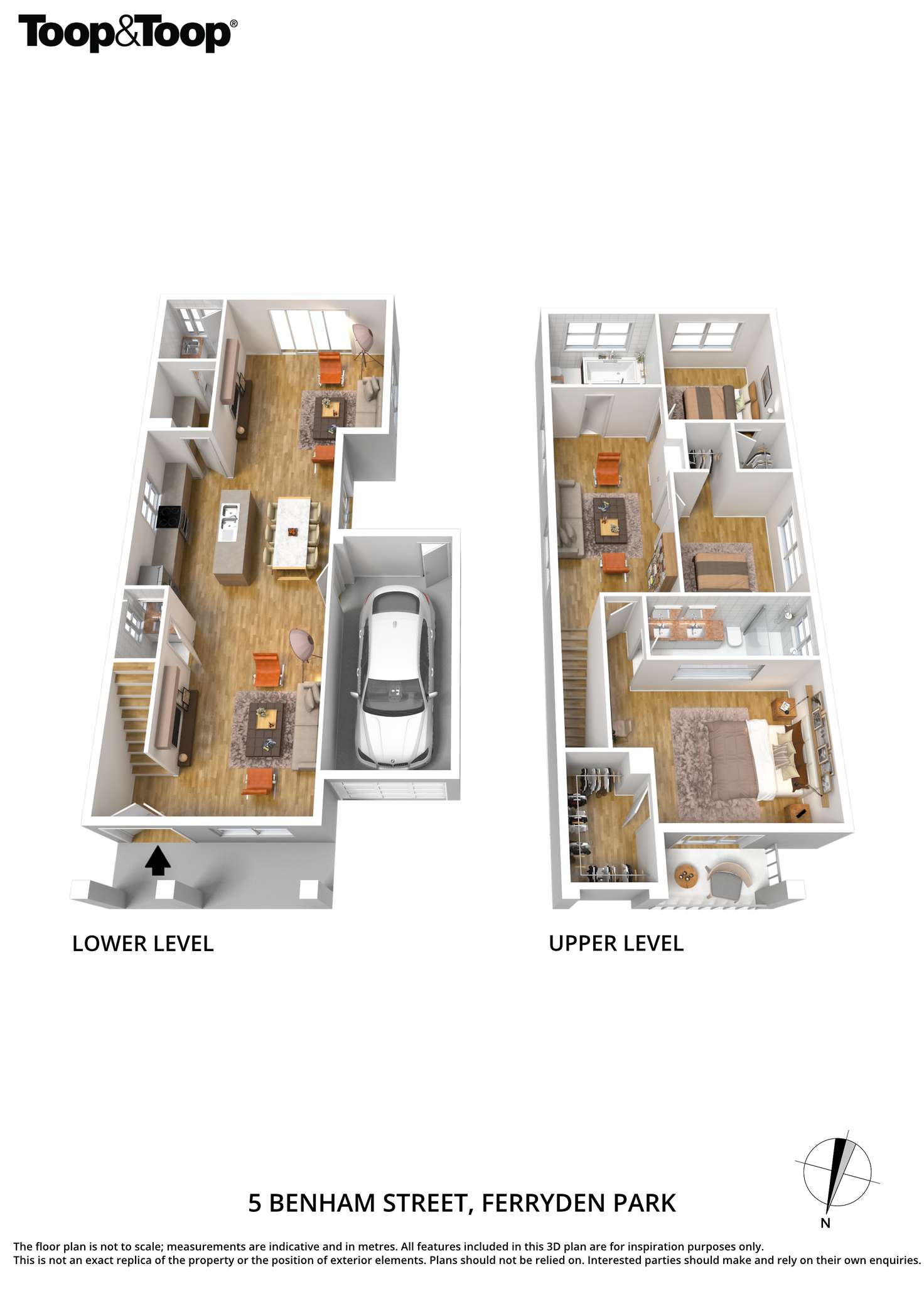 Floorplan of Homely house listing, 5 Benham Street, Ferryden Park SA 5010