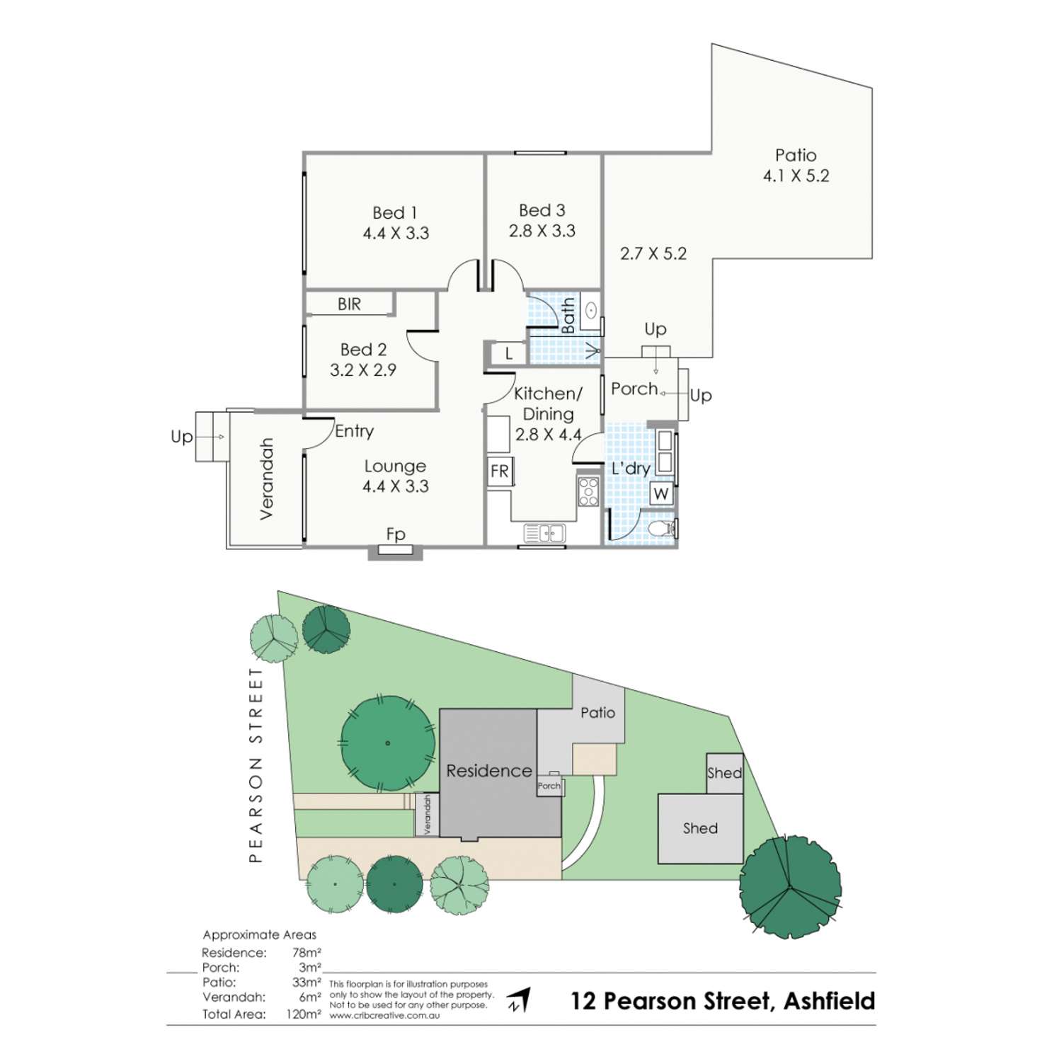 Floorplan of Homely house listing, 12 Pearson Street, Ashfield WA 6054