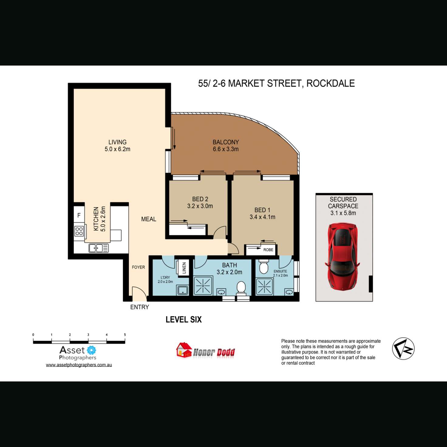 Floorplan of Homely apartment listing, 55/2-6 Market Street, Rockdale NSW 2216