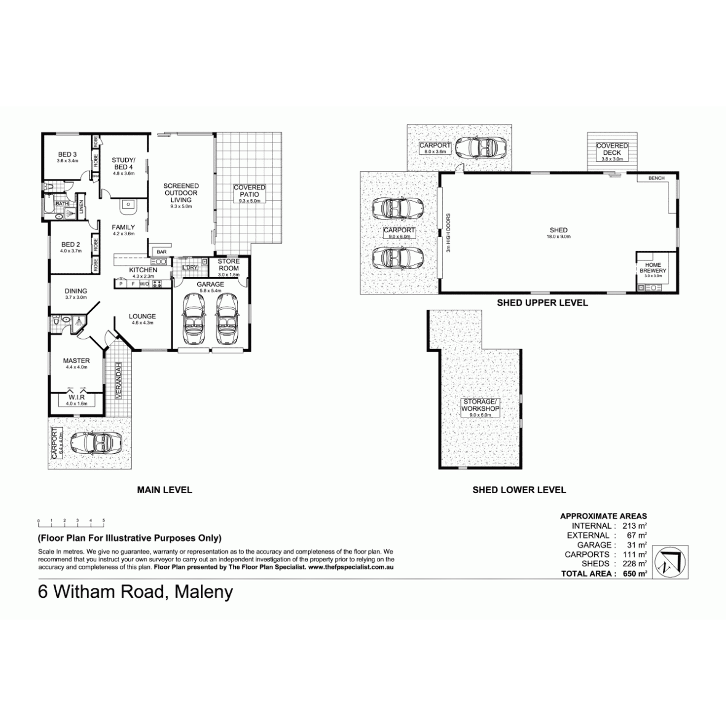 Floorplan of Homely house listing, 6 Witham Road, Maleny QLD 4552