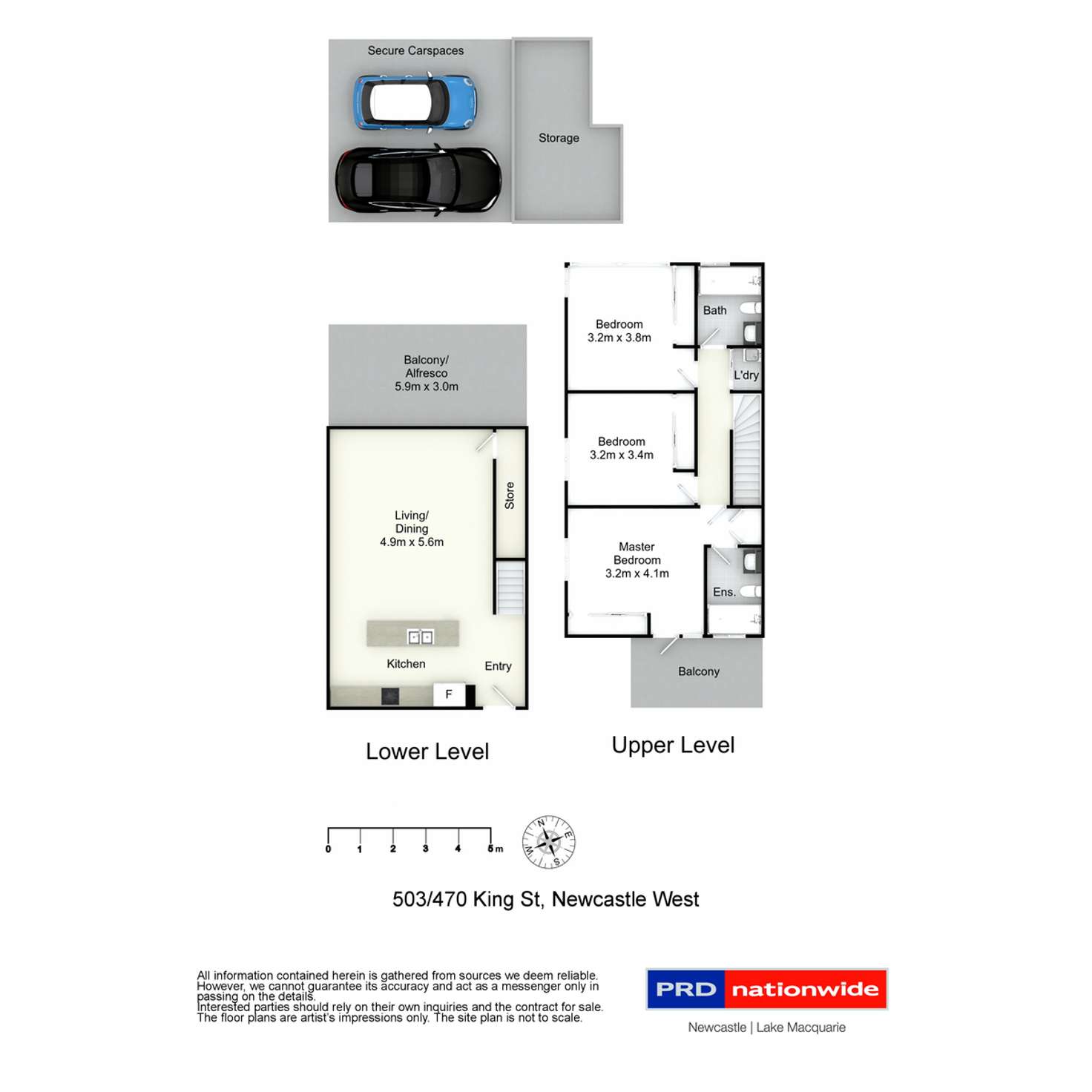 Floorplan of Homely apartment listing, 503/470 King Street, Newcastle West NSW 2302