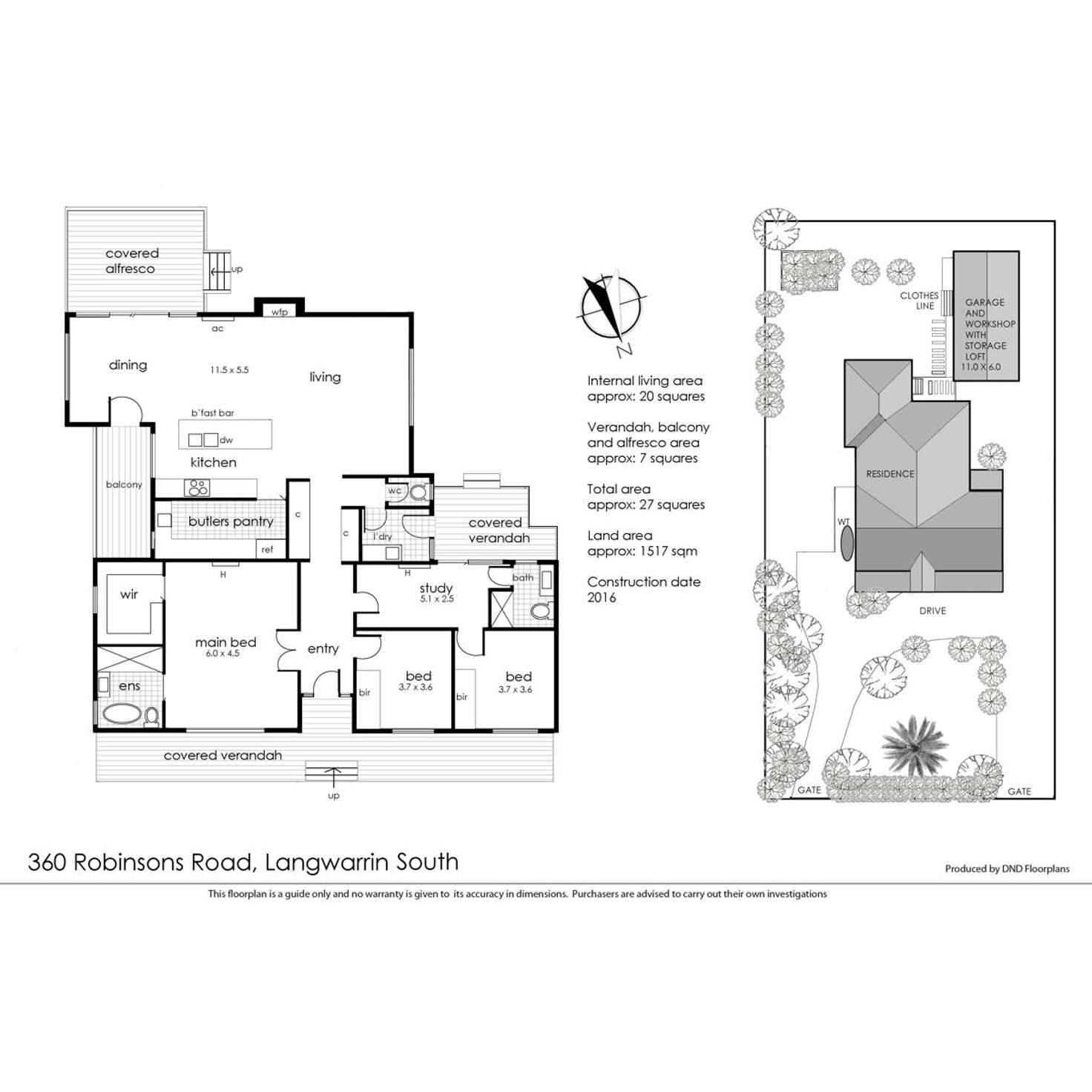 Floorplan of Homely house listing, 360 Robinsons Road, Langwarrin South VIC 3911