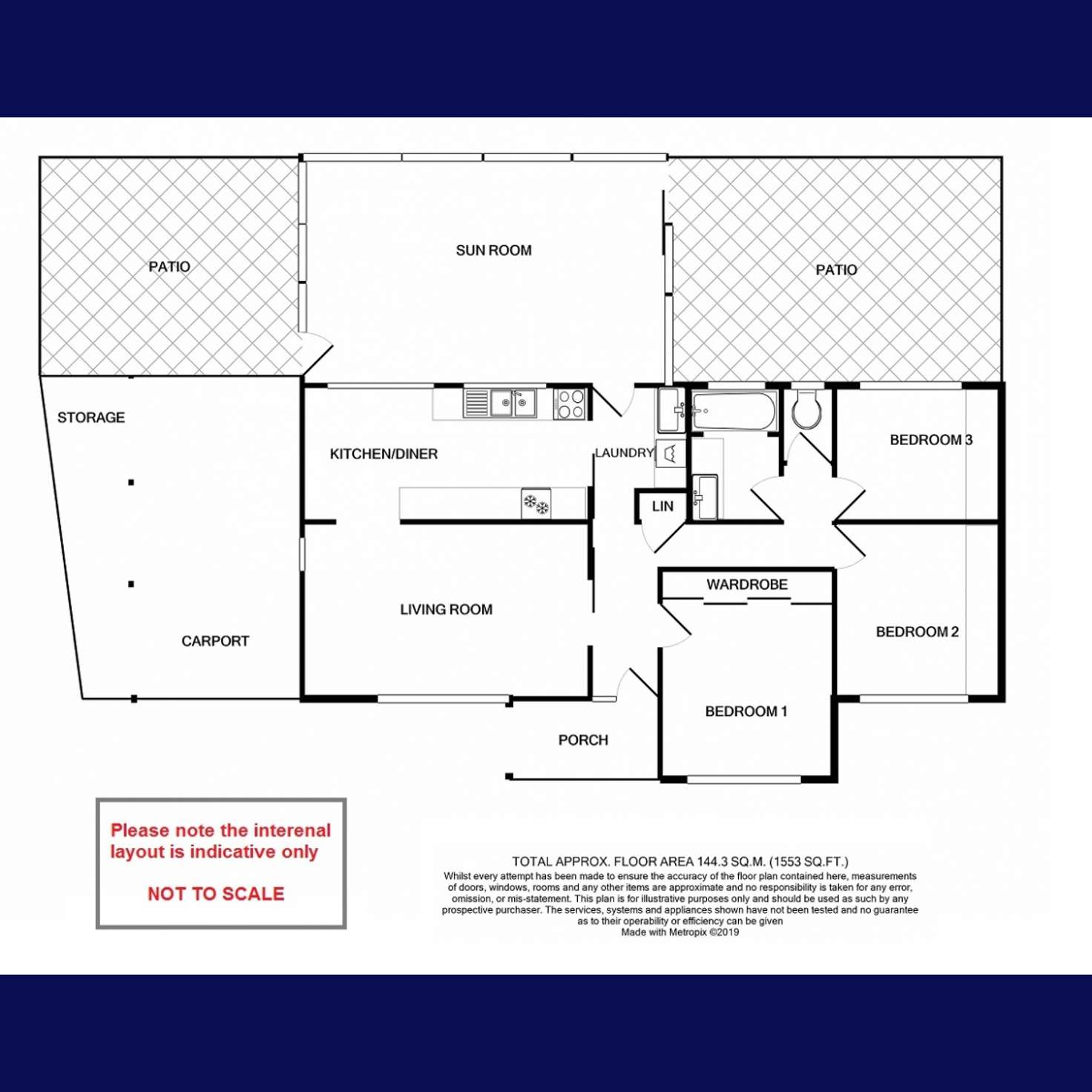 Floorplan of Homely house listing, 17 Manxton Way, Lynwood WA 6147