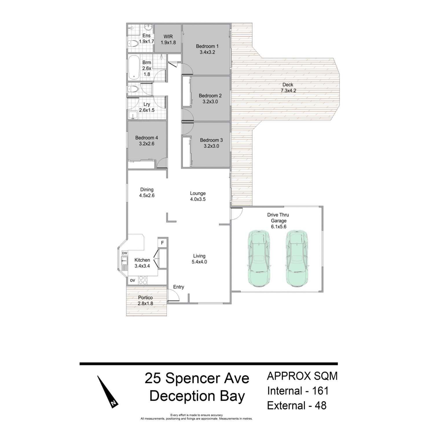 Floorplan of Homely house listing, 25 Spencer Avenue, Deception Bay QLD 4508