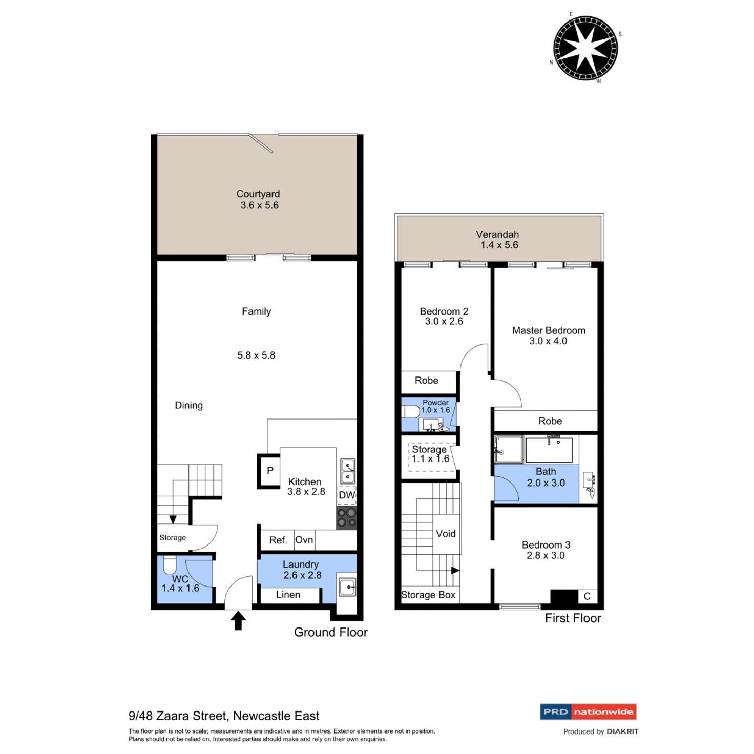 Floorplan of Homely house listing, 9/48 Zaara Street, Newcastle East NSW 2300