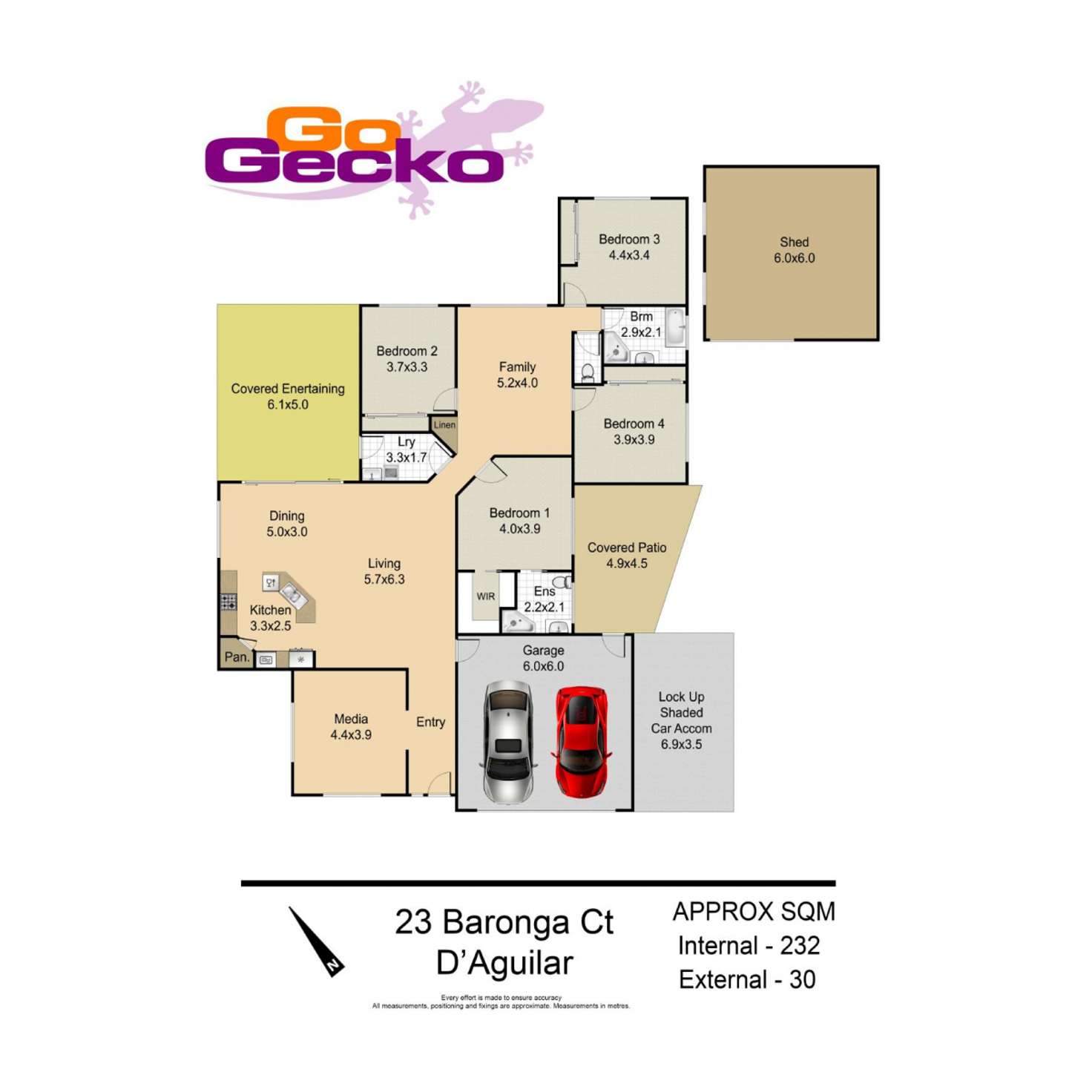 Floorplan of Homely house listing, 23 Baronga Court, D'aguilar QLD 4514