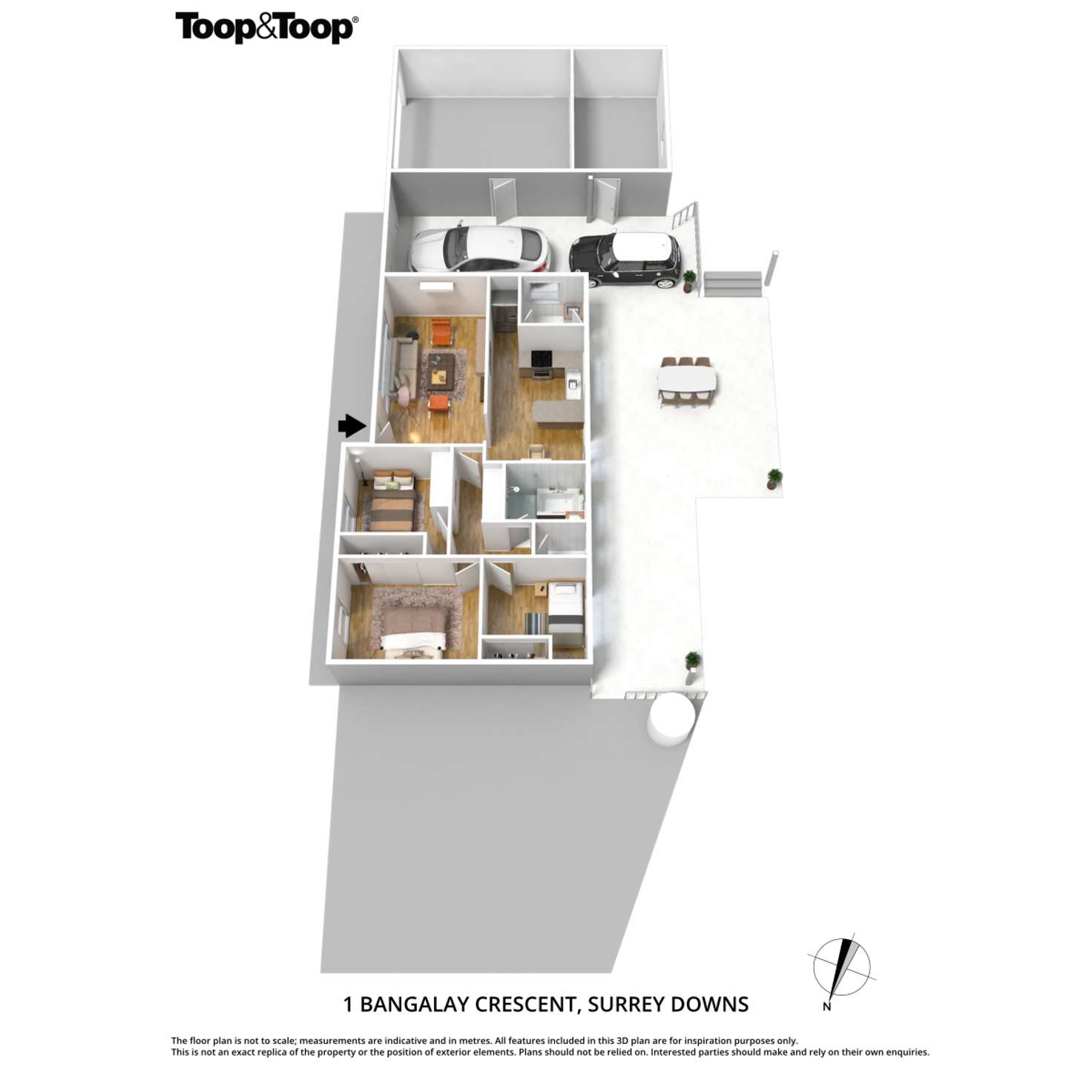 Floorplan of Homely house listing, 1 Bangalay Crescent, Surrey Downs SA 5126