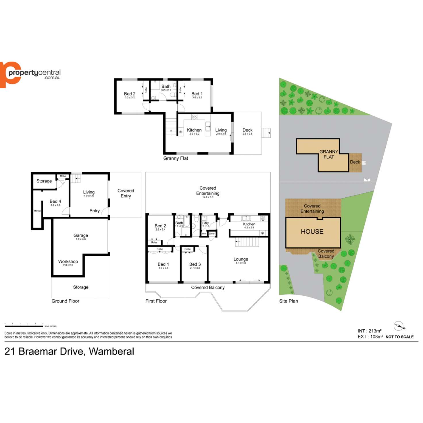 Floorplan of Homely house listing, 21 Braemar Drive, Wamberal NSW 2260