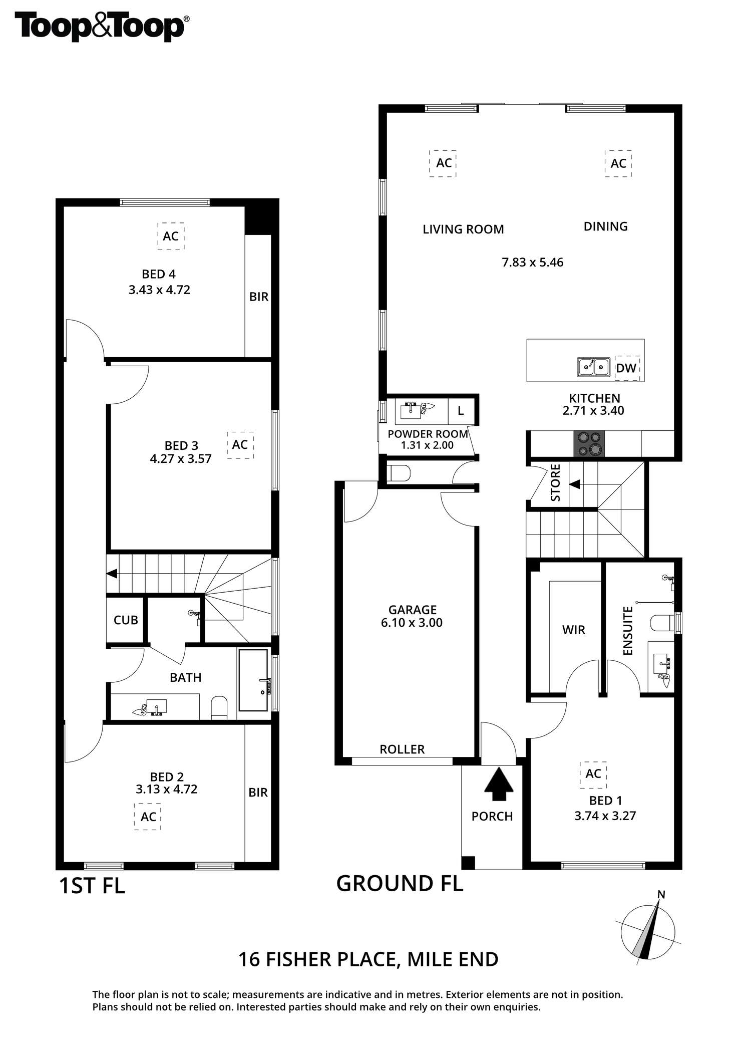 Floorplan of Homely house listing, 16 Fisher Place, Mile End SA 5031