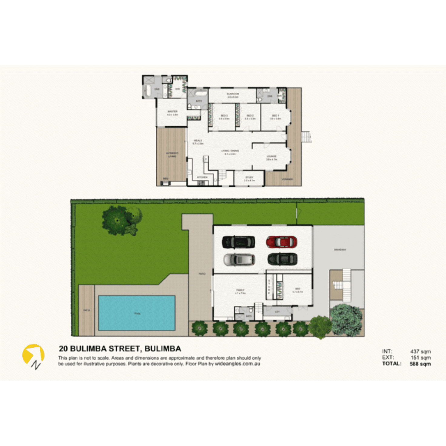 Floorplan of Homely house listing, 20 Bulimba Street, Bulimba QLD 4171