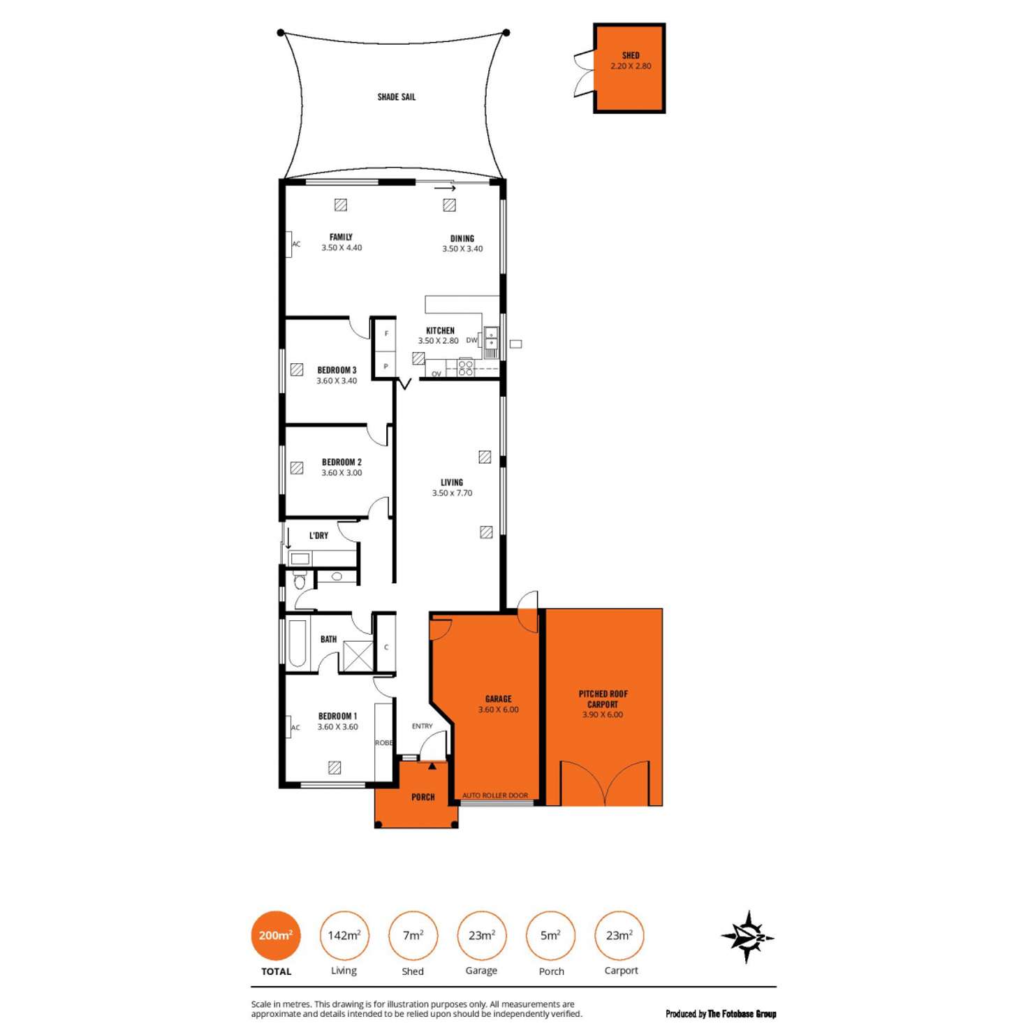 Floorplan of Homely house listing, 5 Silkie Court, Parafield Gardens SA 5107