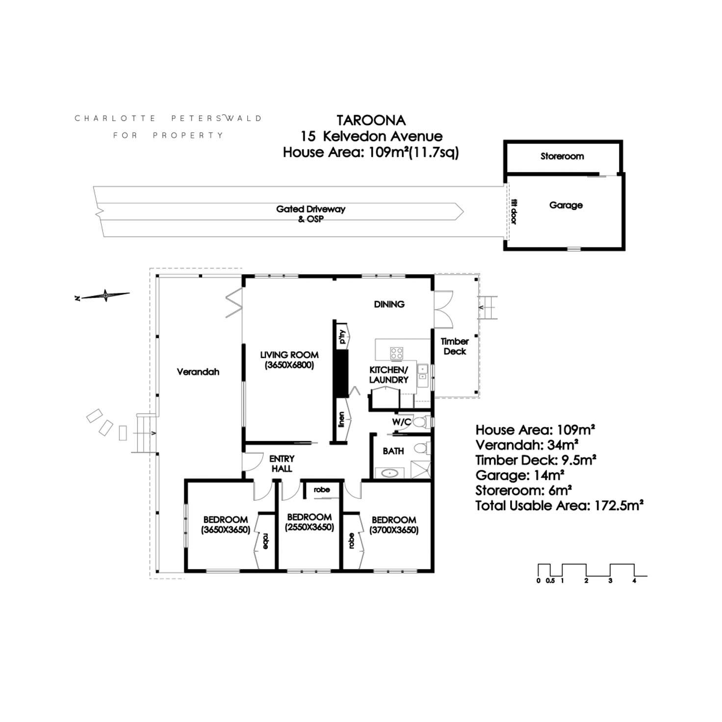 Floorplan of Homely house listing, 15 Kelvedon Avenue, Taroona TAS 7053