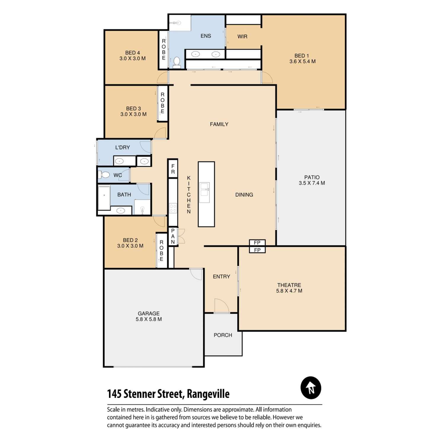 Floorplan of Homely house listing, 145 Stenner Street, Rangeville QLD 4350