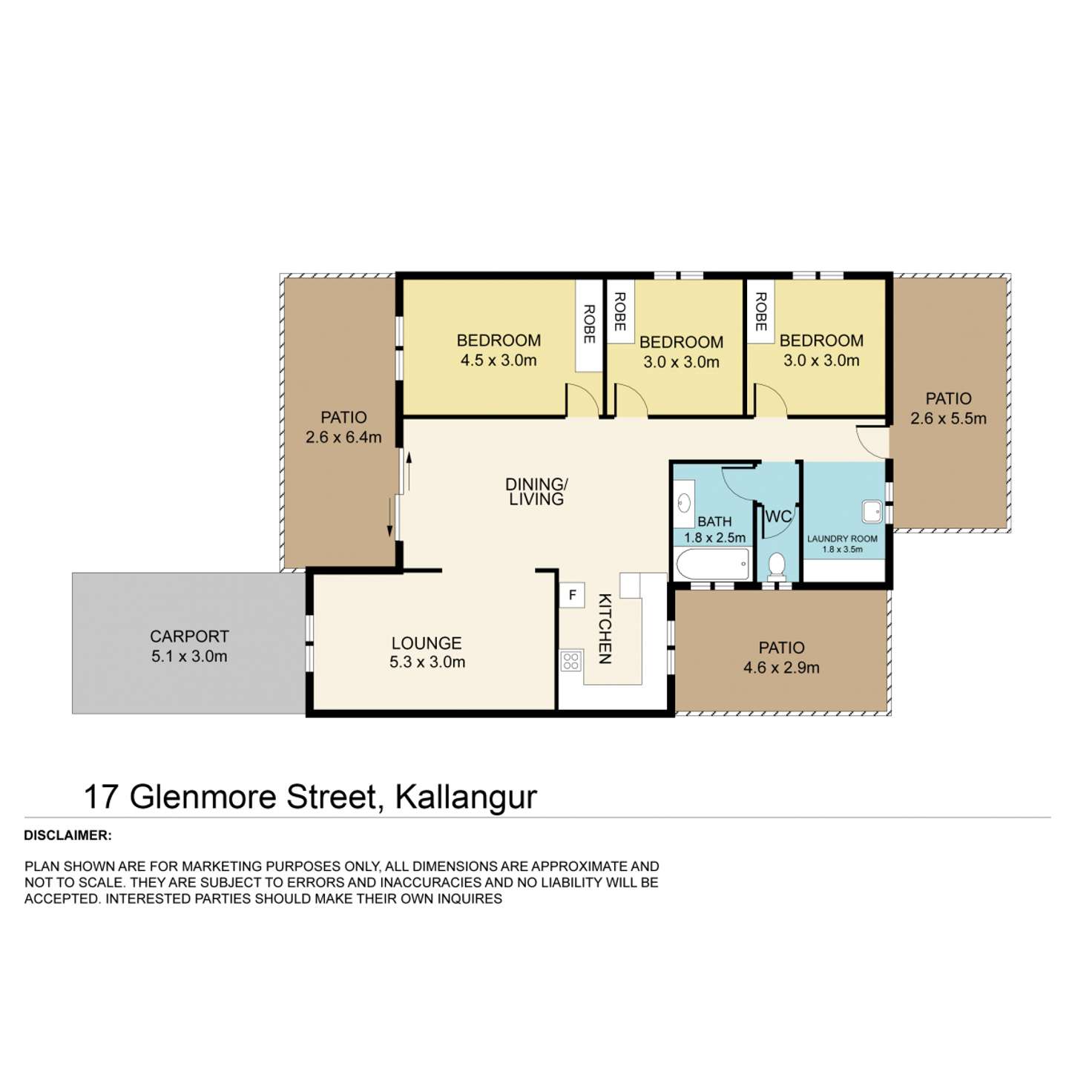Floorplan of Homely house listing, 17 Glenmore Street, Kallangur QLD 4503