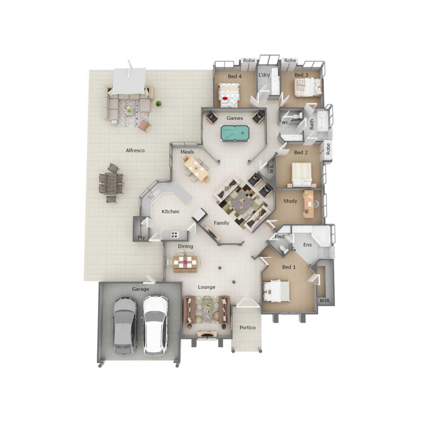 Floorplan of Homely house listing, 22 Richon Heights, Mount Richon WA 6112