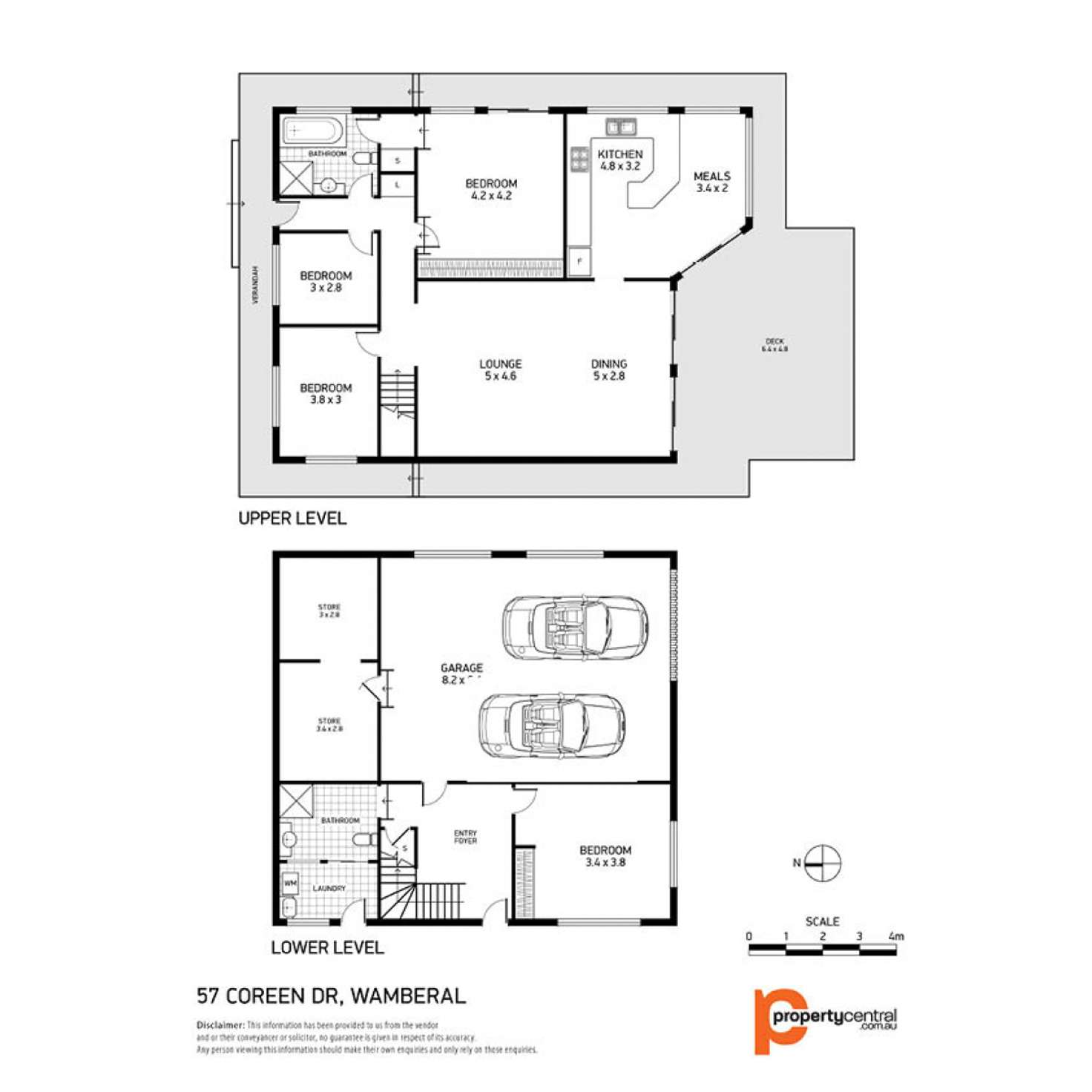 Floorplan of Homely house listing, 57 Coreen Drive, Wamberal NSW 2260