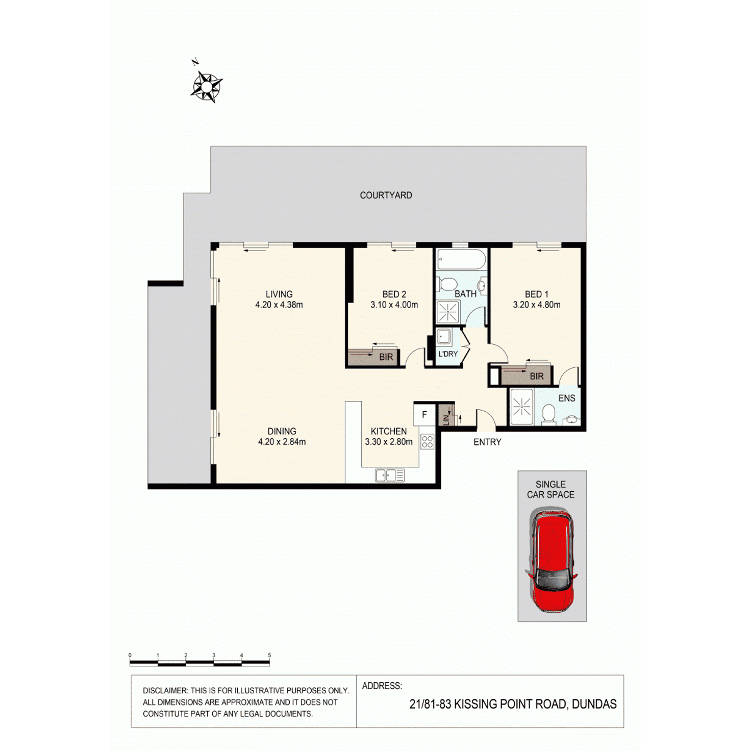 Floorplan of Homely apartment listing, 21/81-83 Kissing Point Road, Dundas NSW 2117
