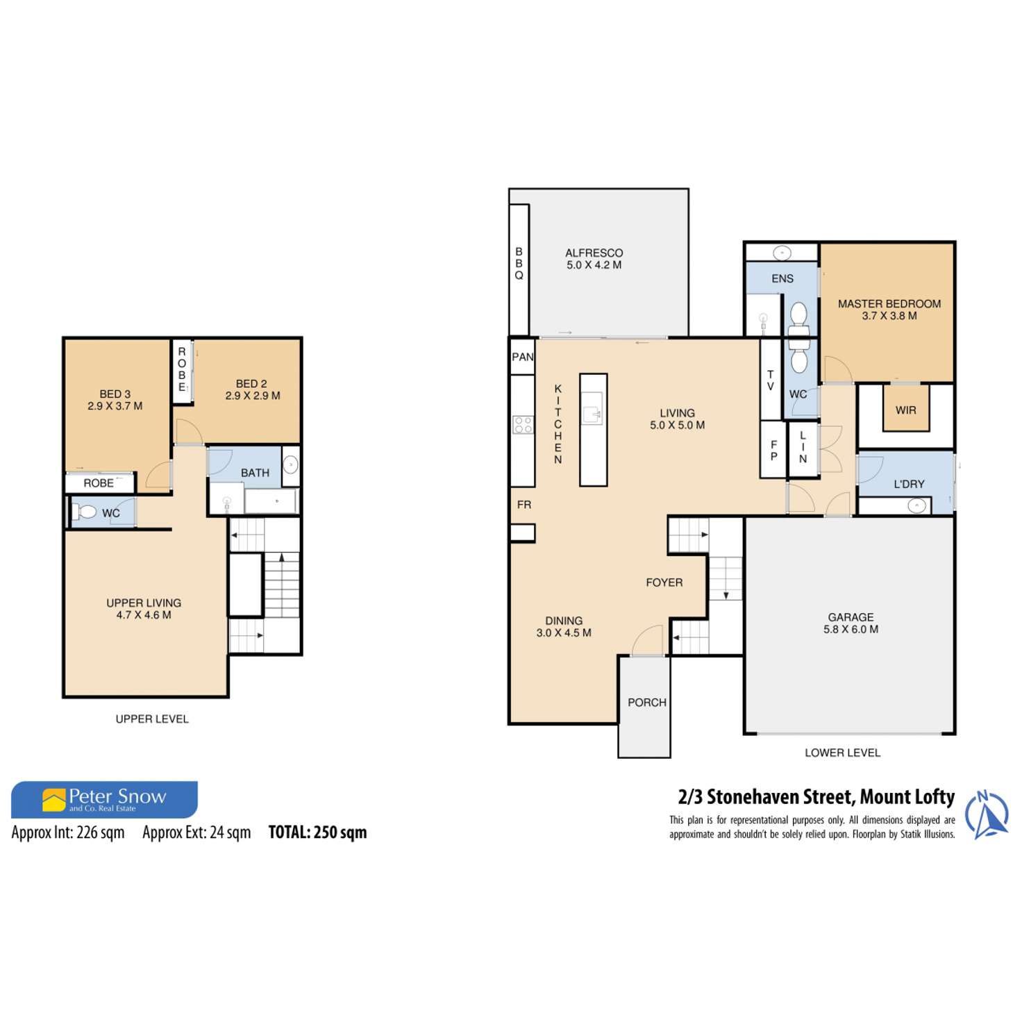 Floorplan of Homely townhouse listing, 2/3 Stonehaven Street, Mount Lofty QLD 4350