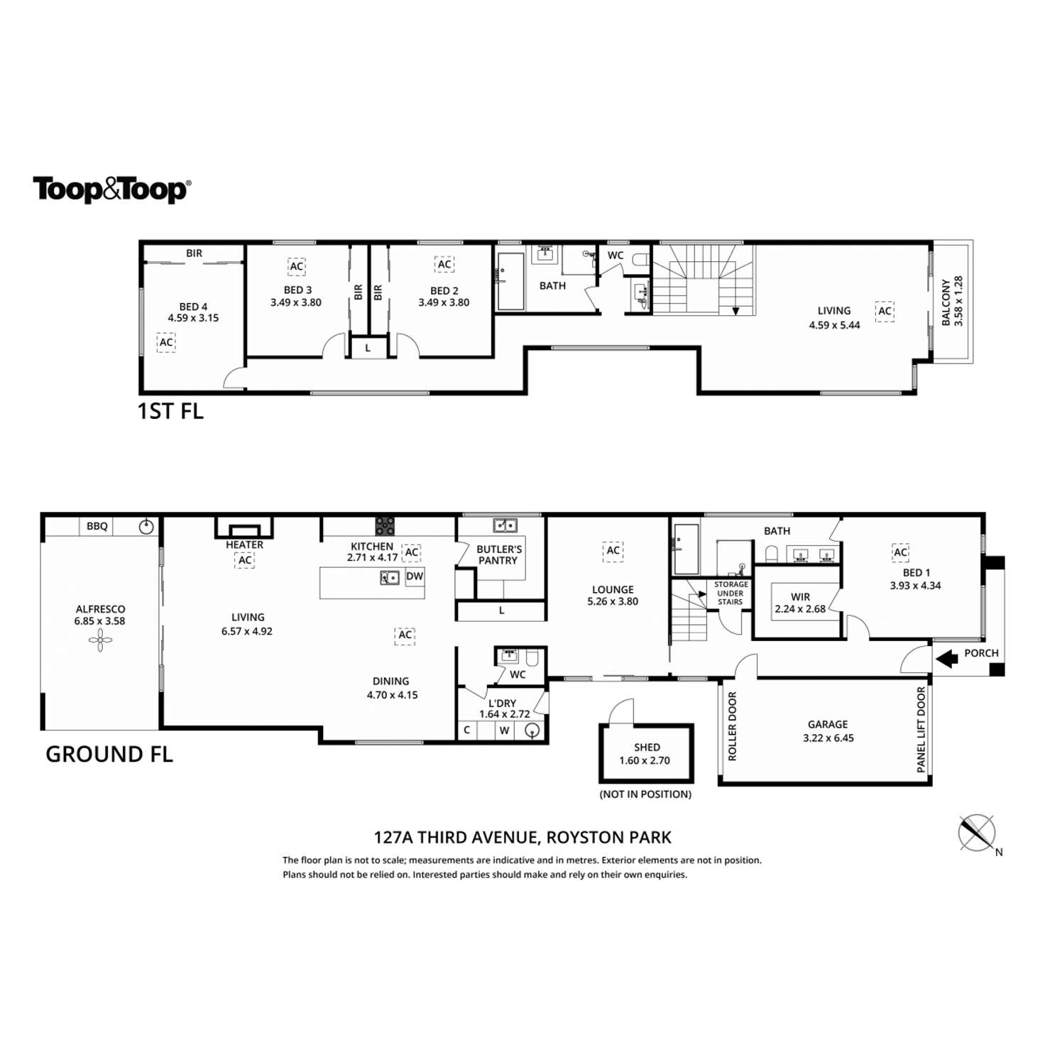 Floorplan of Homely house listing, 127A Third Avenue, Royston Park SA 5070