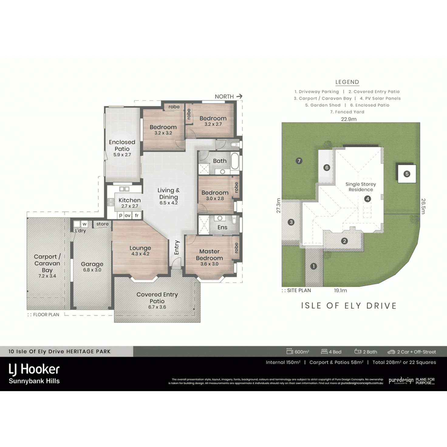 Floorplan of Homely house listing, 10 Isle of Ely Drive, Heritage Park QLD 4118