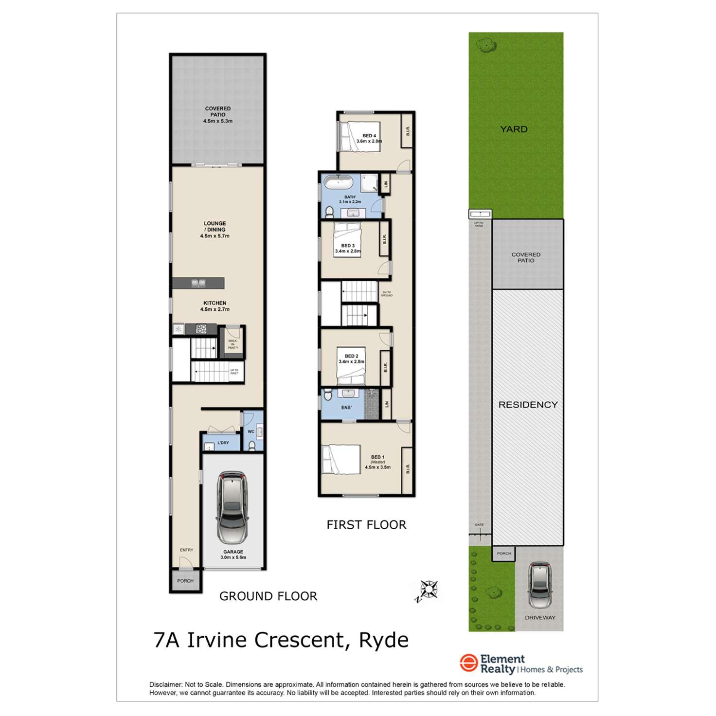 Floorplan of Homely semiDetached listing, 7 Irvine Crescent, Ryde NSW 2112
