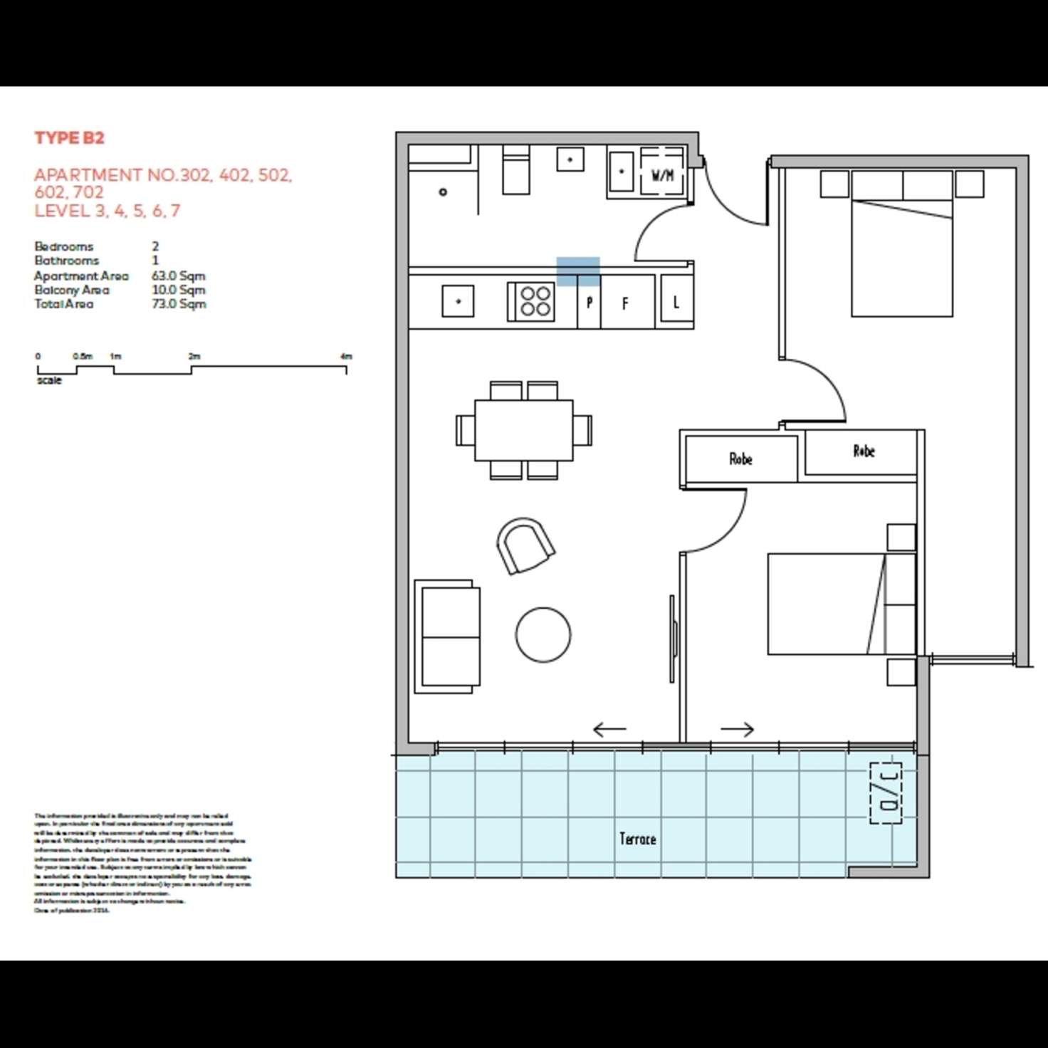 Floorplan of Homely apartment listing, 702/1228 Nepean Highway, Cheltenham VIC 3192