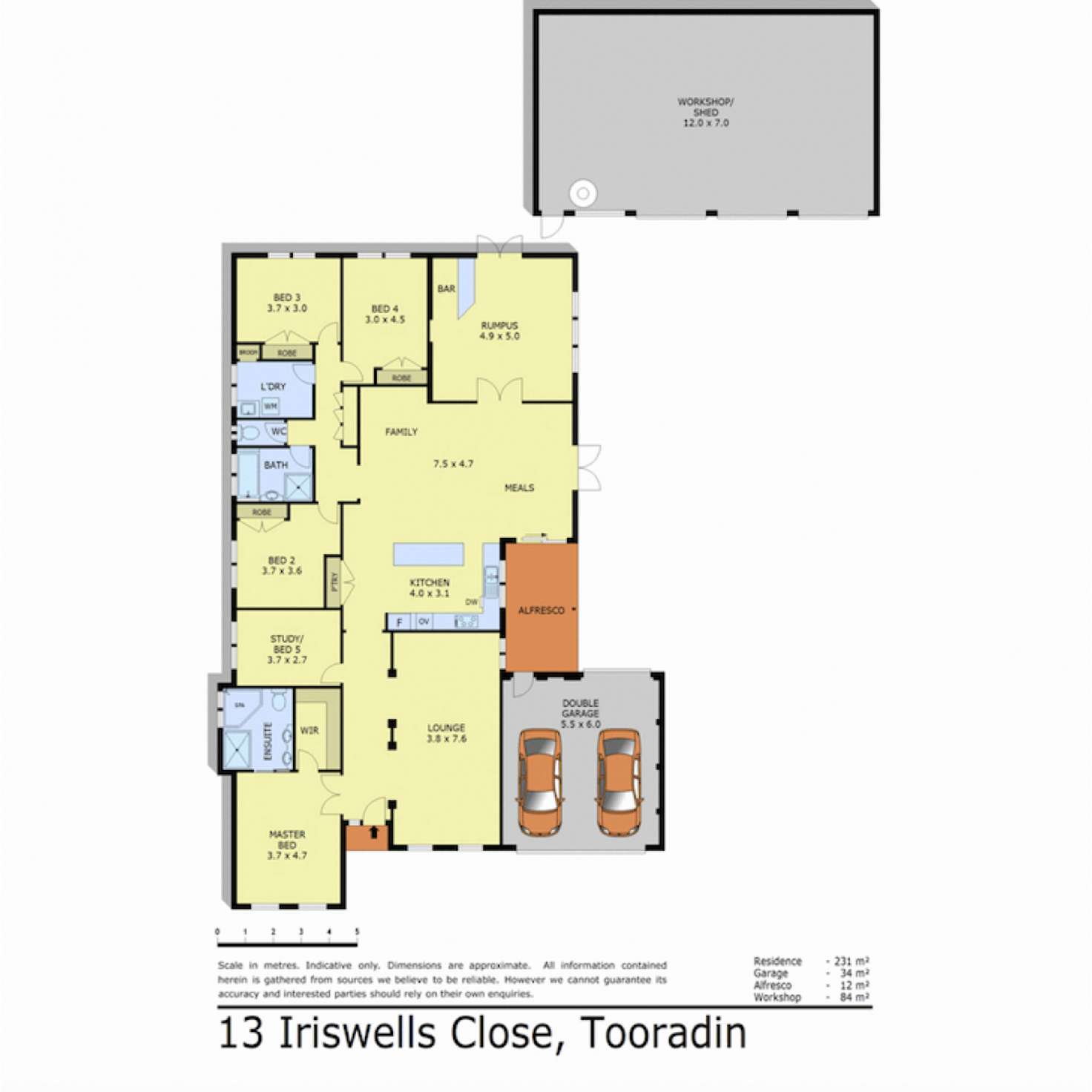 Floorplan of Homely house listing, 13 Iriswells Close, Tooradin VIC 3980