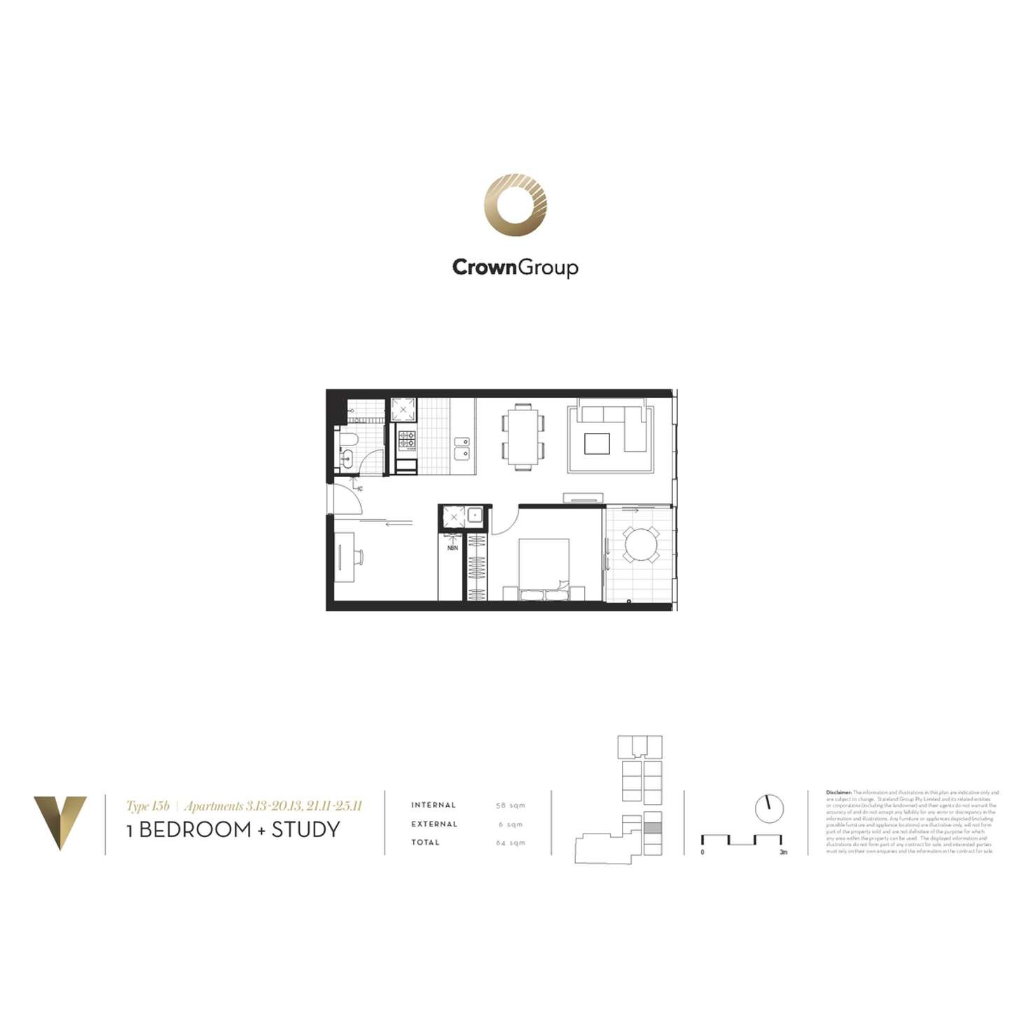 Floorplan of Homely apartment listing, 1013/45 Macquarie Street, Parramatta NSW 2150
