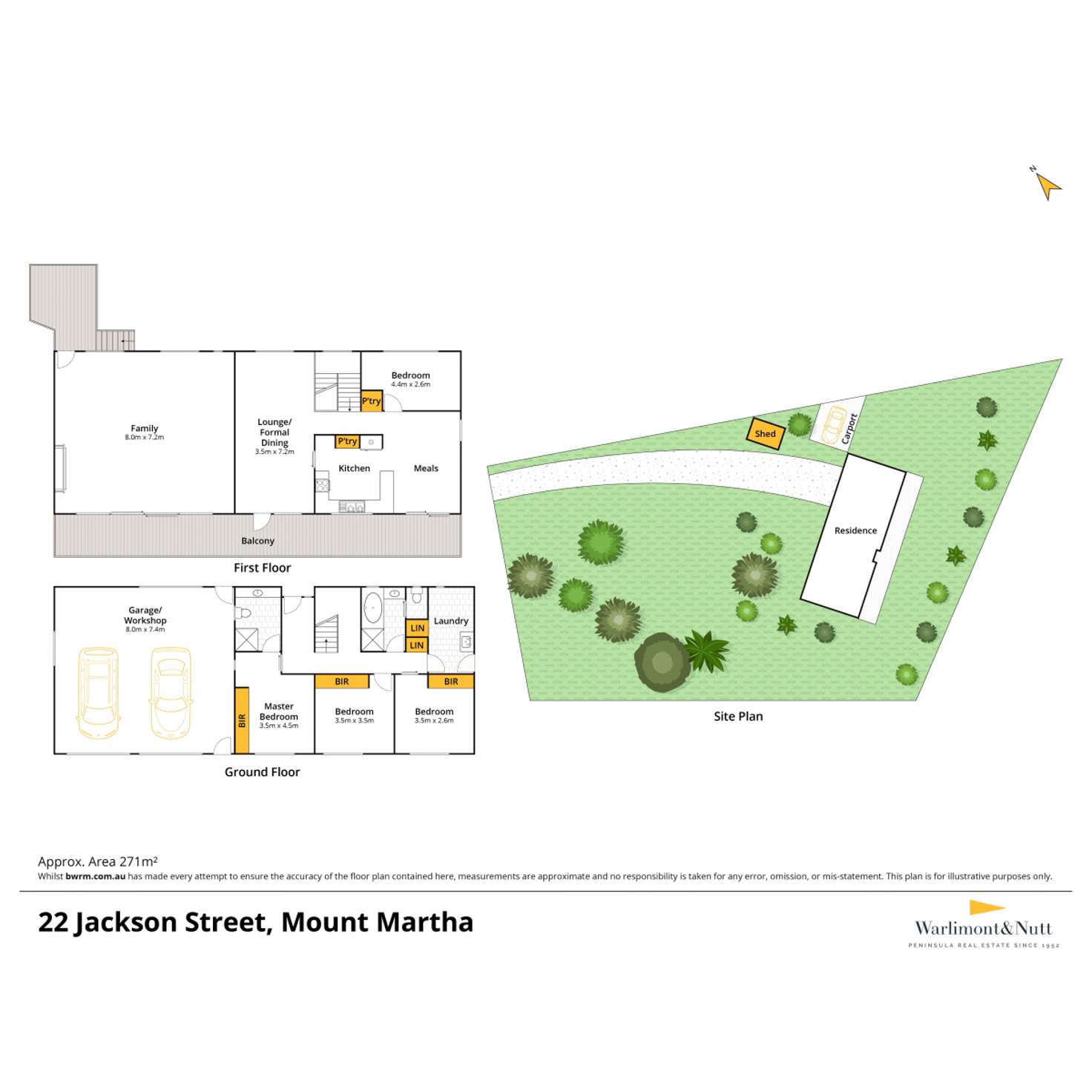 Floorplan of Homely house listing, 22 Jackson Street, Mount Martha VIC 3934