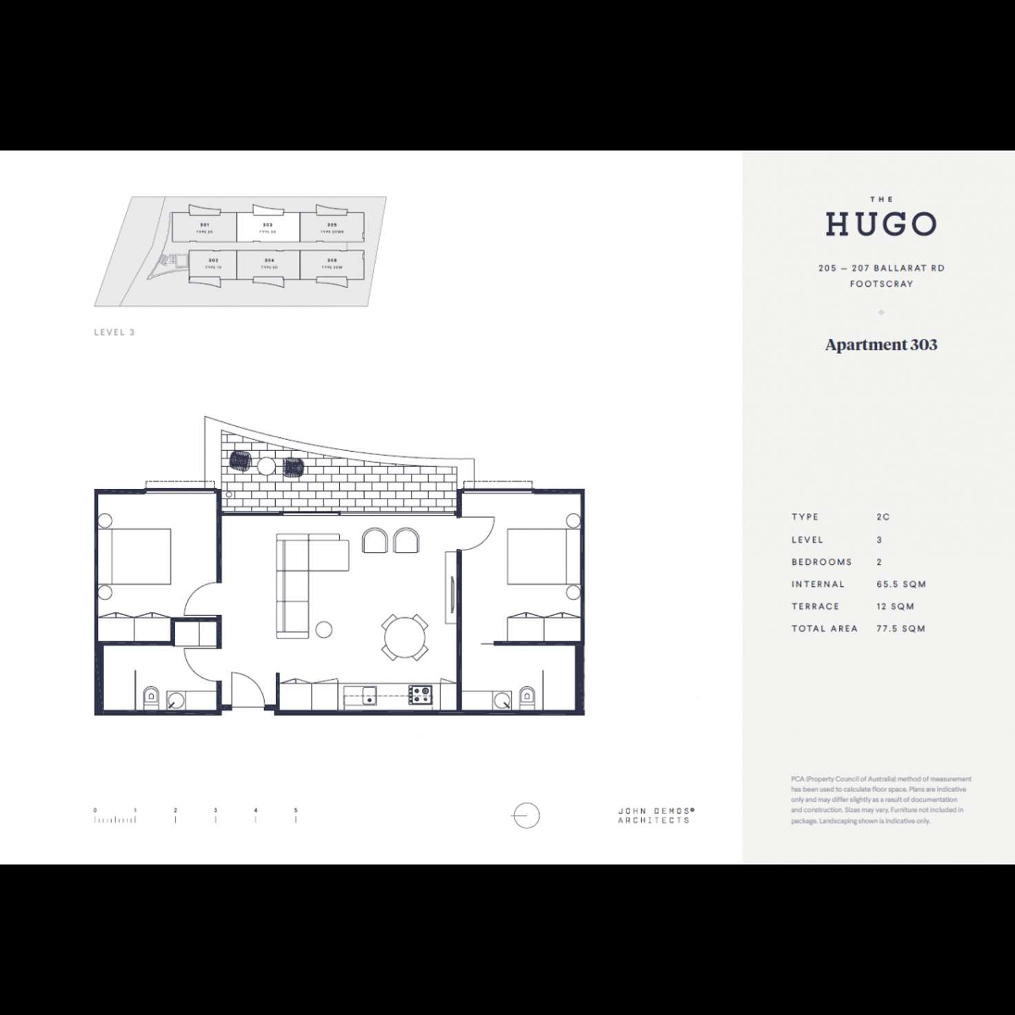 Floorplan of Homely apartment listing, 205-207 Ballarat Road, Footscray VIC 3011