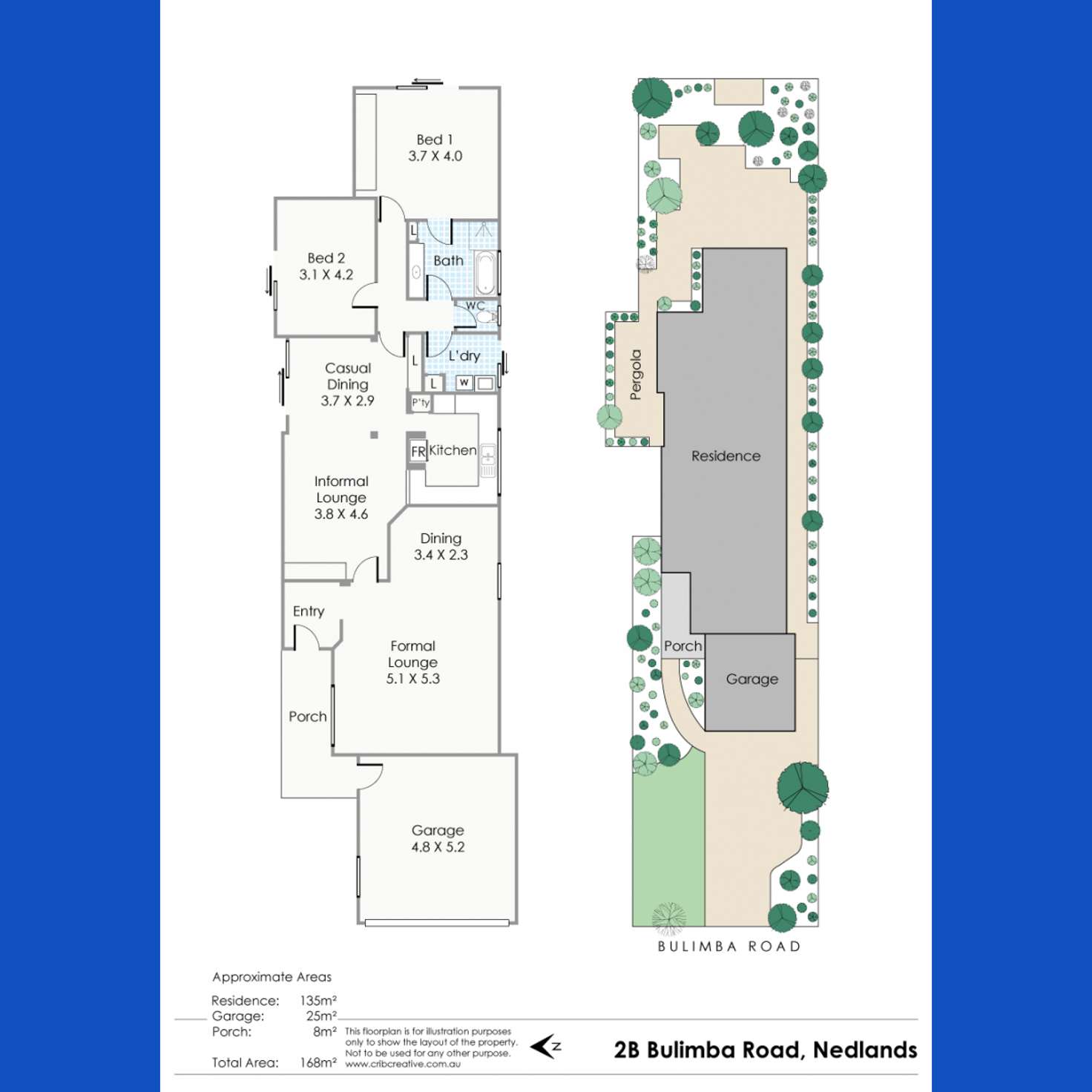 Floorplan of Homely house listing, 2B Bulimba Road, Nedlands WA 6009