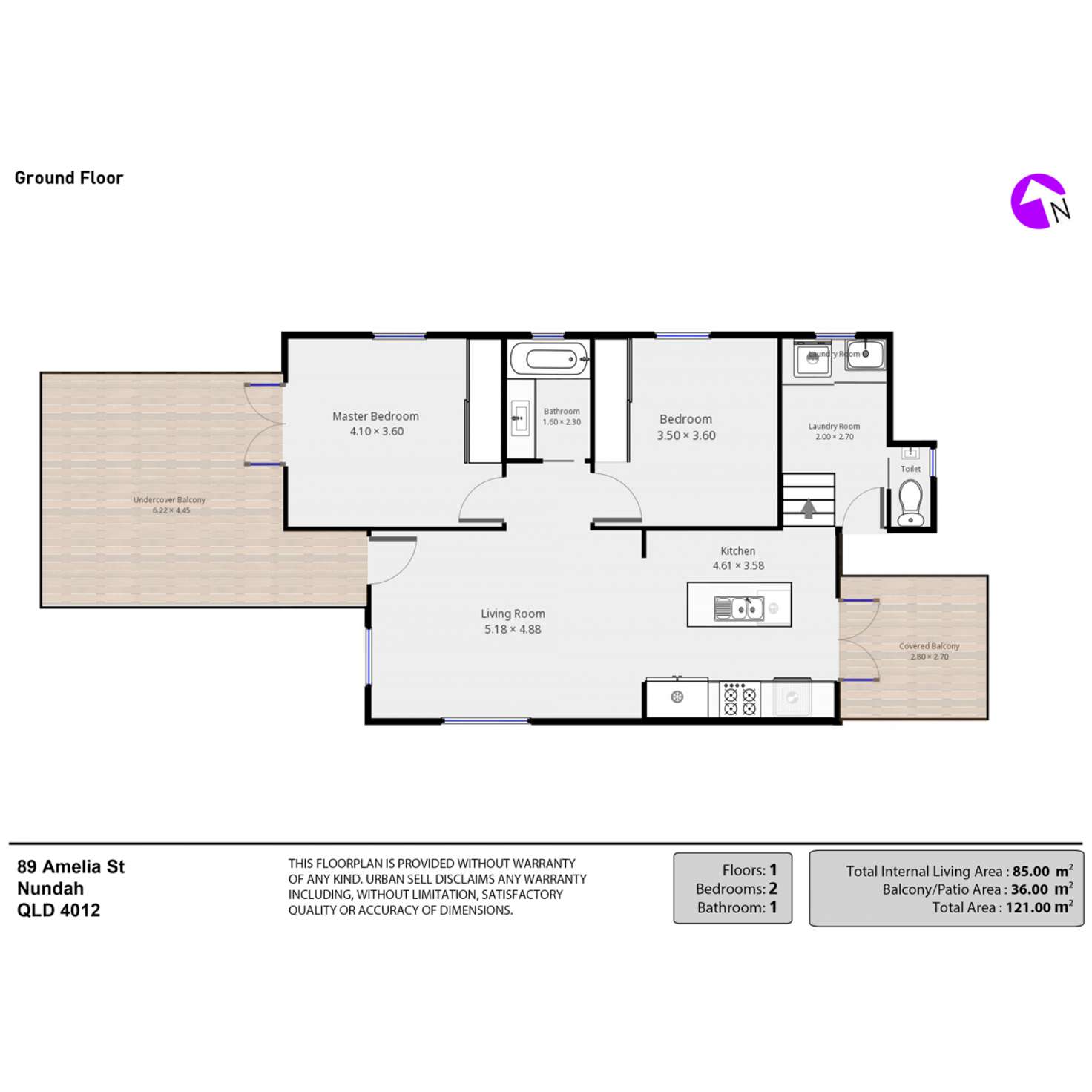 Floorplan of Homely house listing, 89 Amelia Street, Nundah QLD 4012