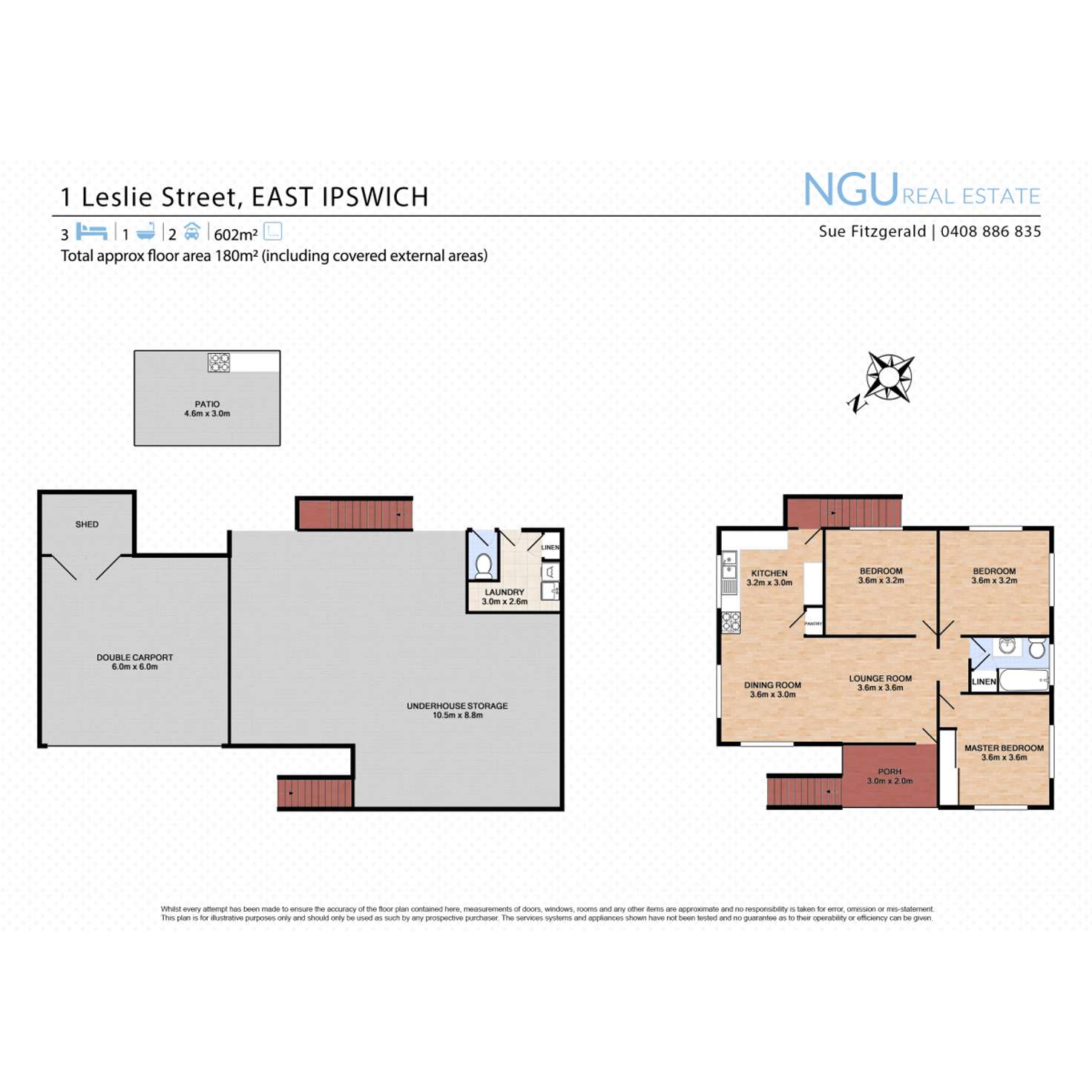 Floorplan of Homely house listing, 1 Leslie Street, East Ipswich QLD 4305