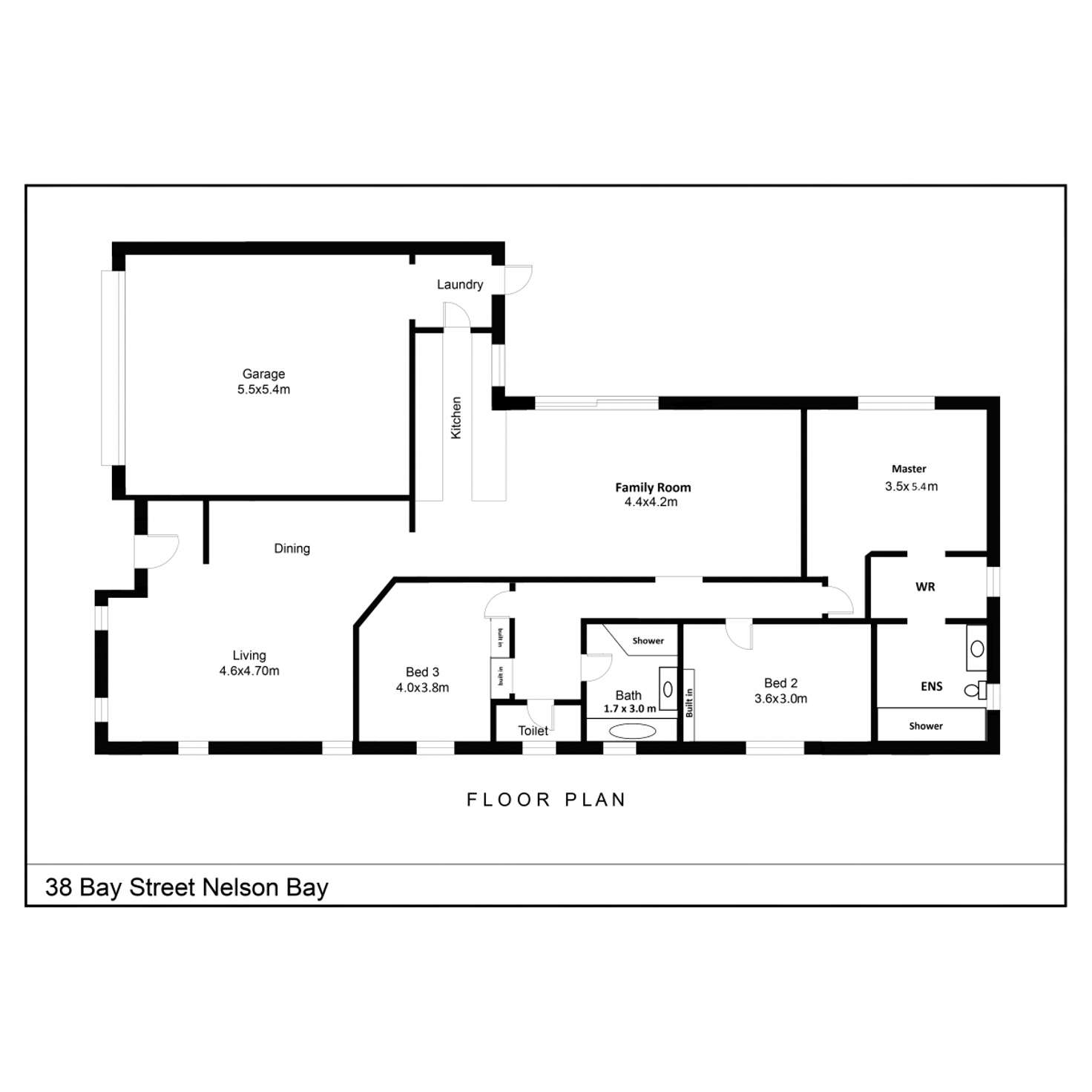 Floorplan of Homely house listing, 38 Bay Street, Nelson Bay NSW 2315