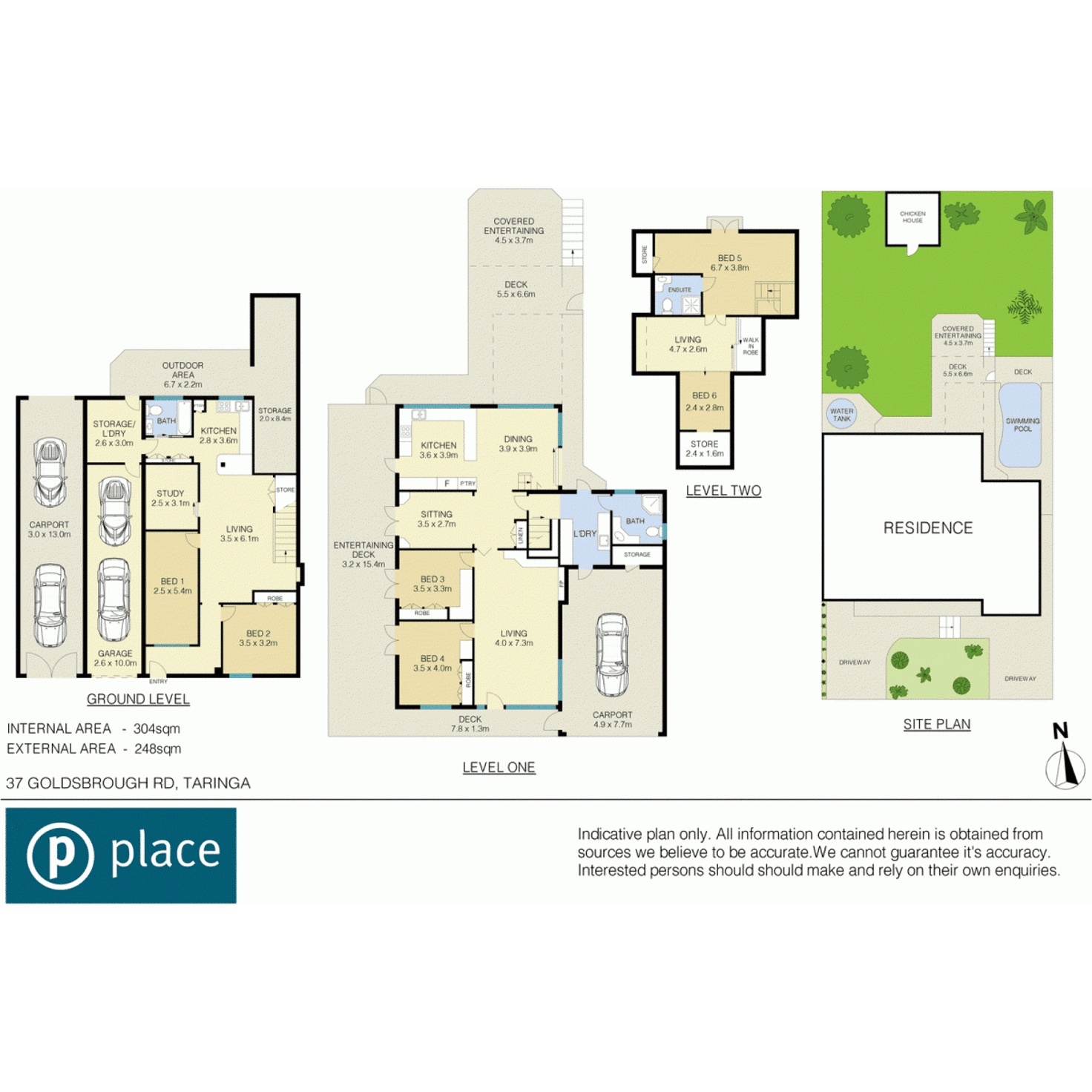 Floorplan of Homely house listing, 37 Goldsbrough Road, Taringa QLD 4068