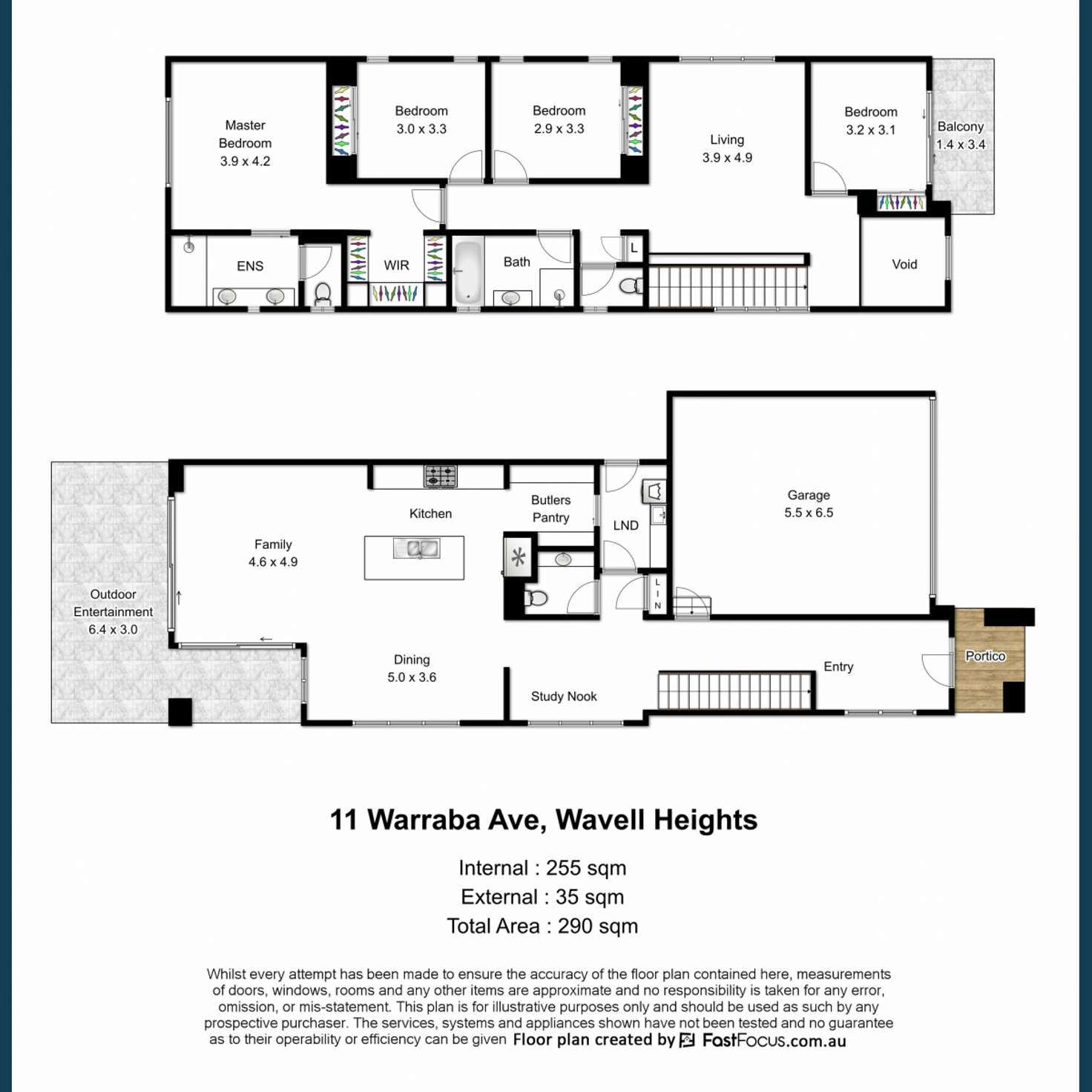 Floorplan of Homely house listing, 11 Warraba Avenue, Wavell Heights QLD 4012