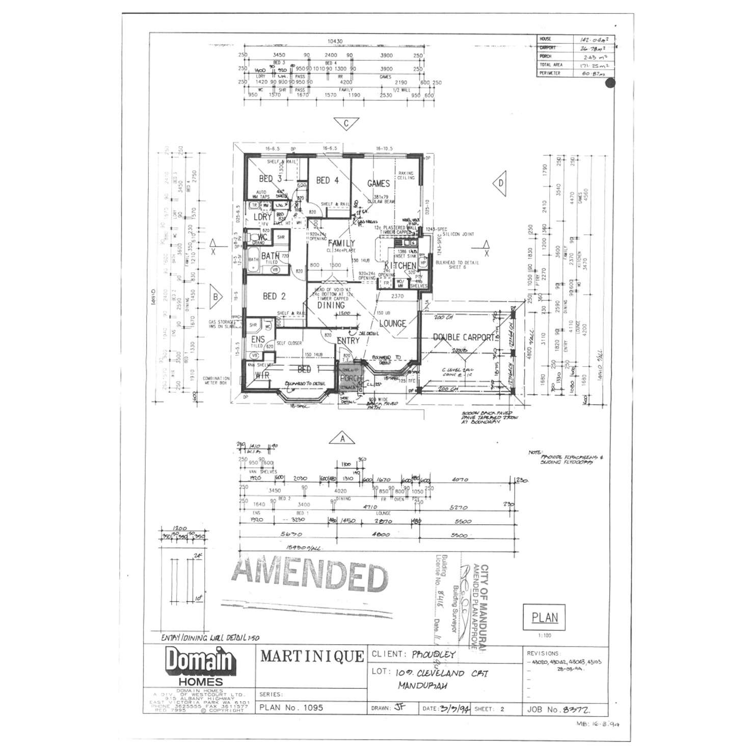 Floorplan of Homely house listing, 15 Cleveland Court, Meadow Springs WA 6210