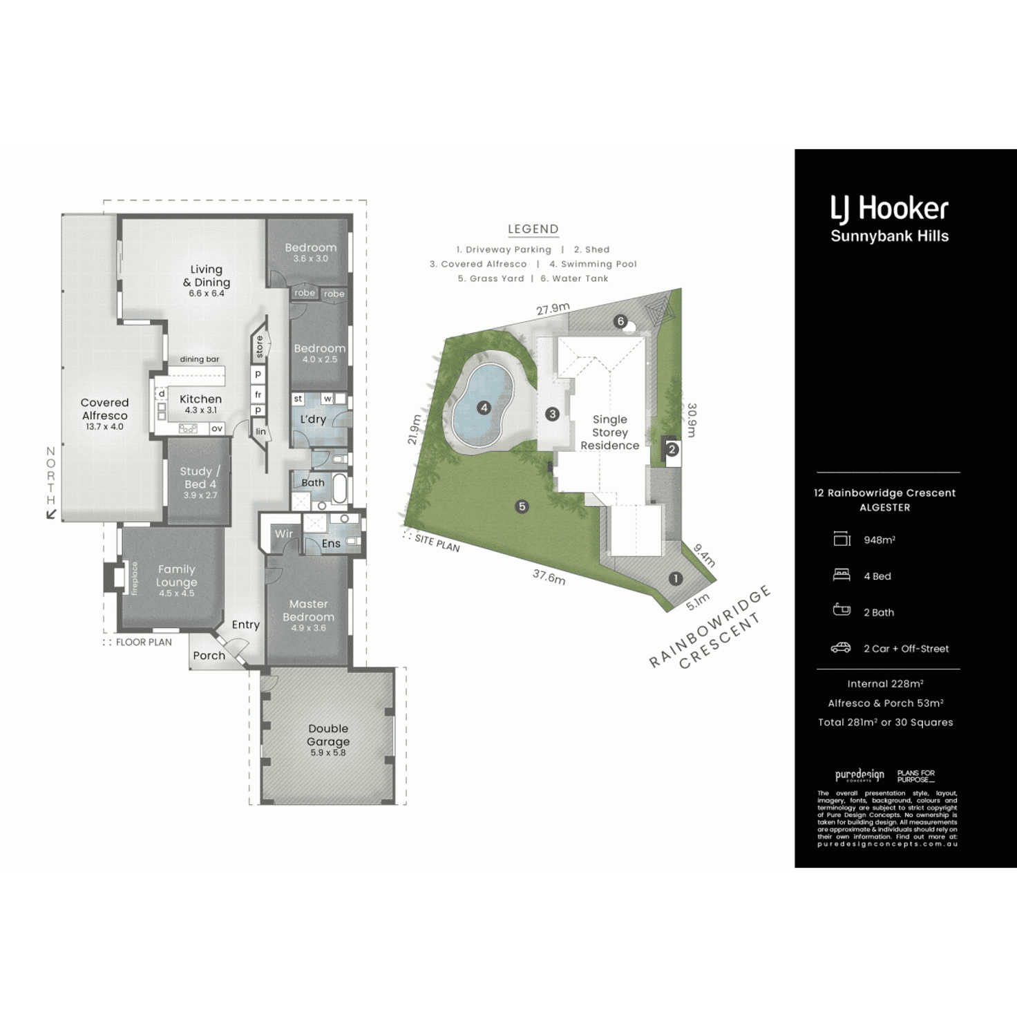 Floorplan of Homely house listing, 12 Rainbowridge Crescent, Algester QLD 4115