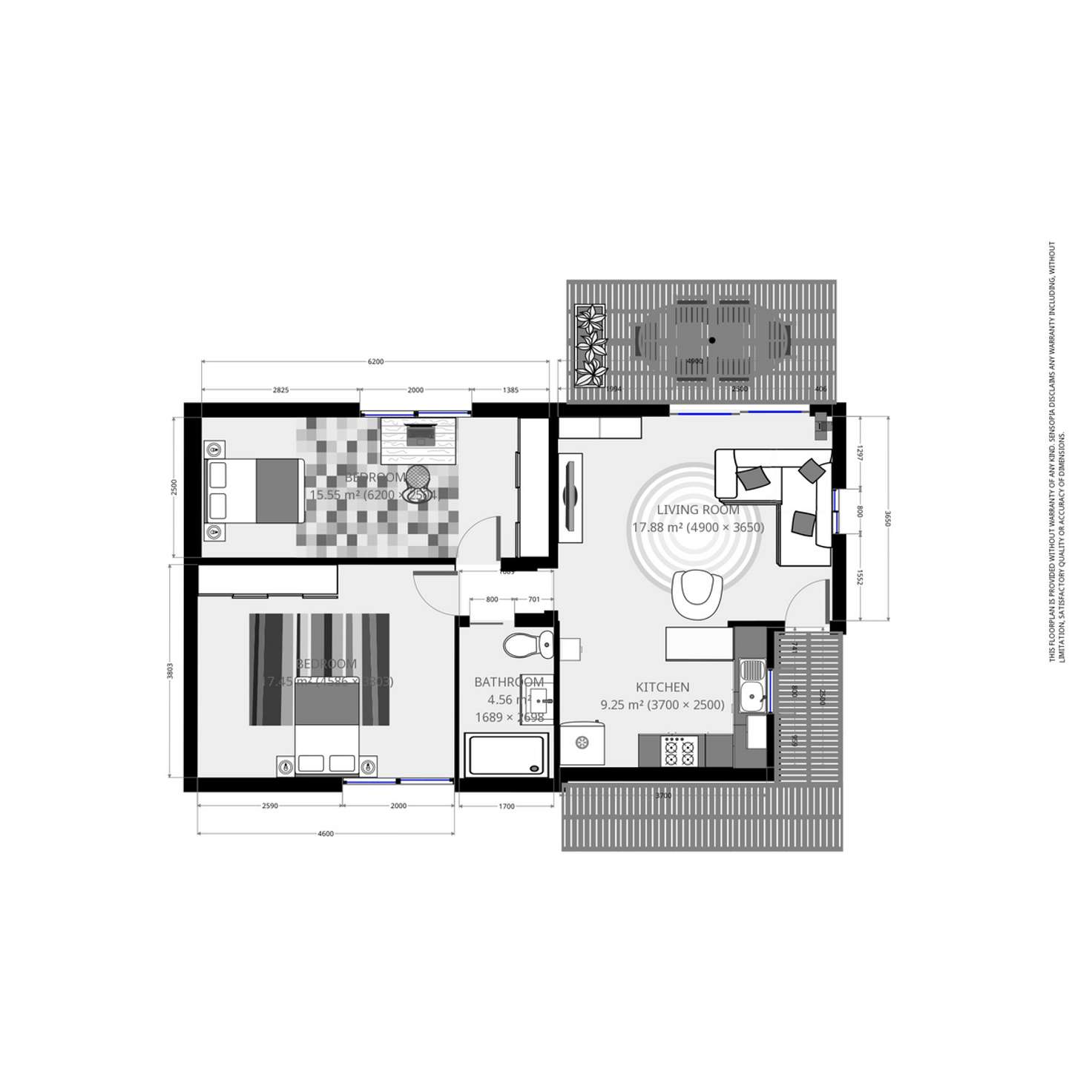 Floorplan of Homely apartment listing, 169a River Street, Maclean NSW 2463