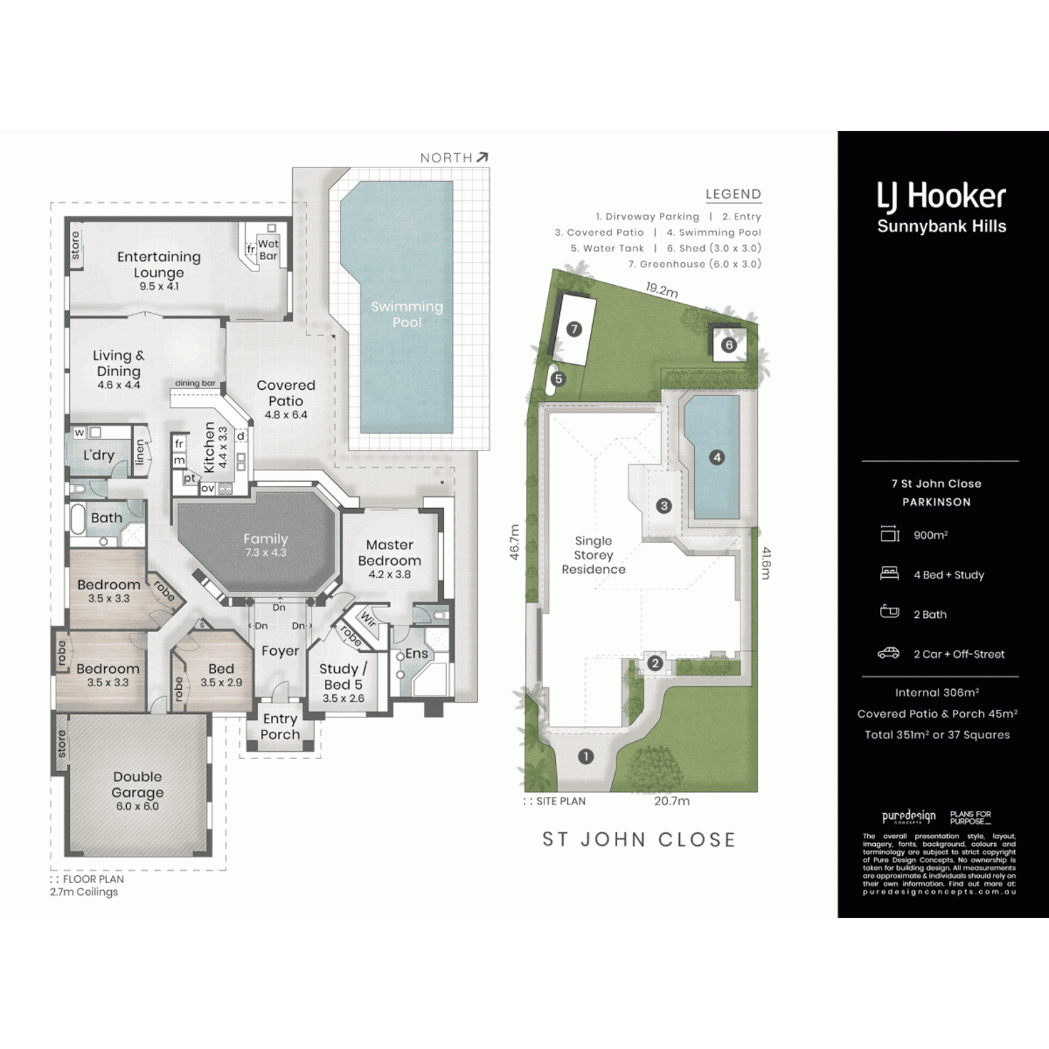 Floorplan of Homely house listing, 7 St John Close, Parkinson QLD 4115