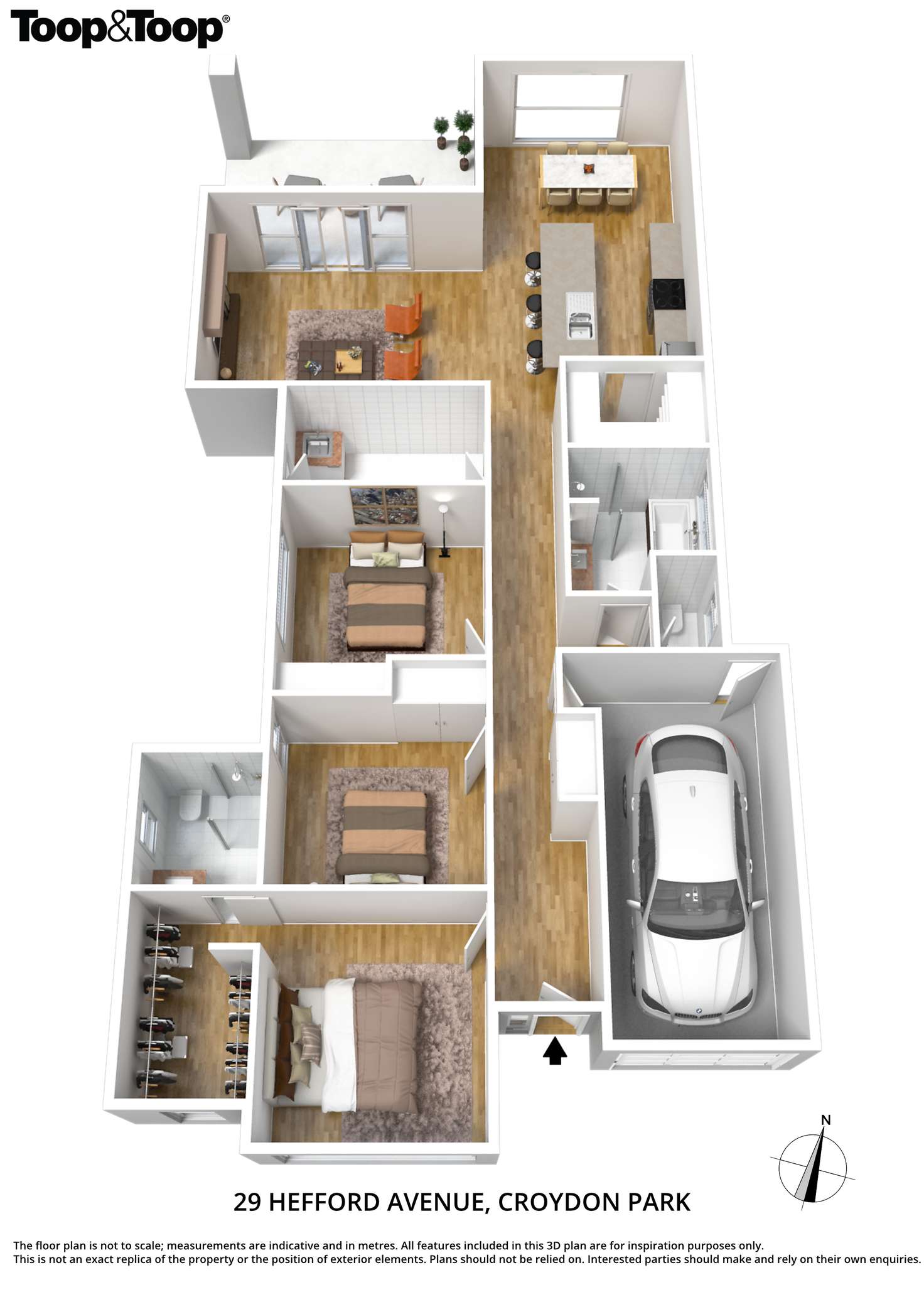 Floorplan of Homely house listing, 29 Hefford Avenue, Croydon Park SA 5008