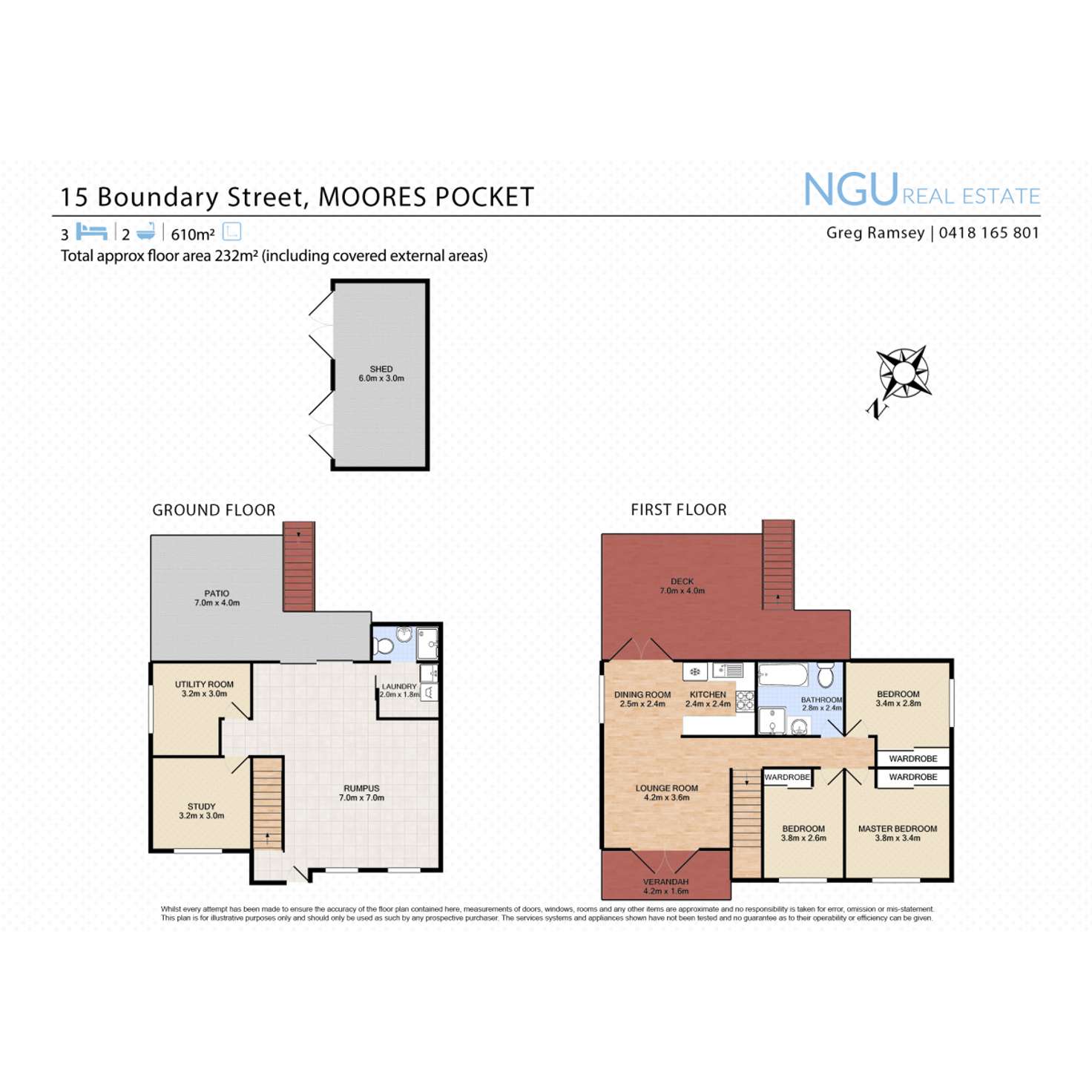 Floorplan of Homely house listing, 15 Boundary Street, Moores Pocket QLD 4305