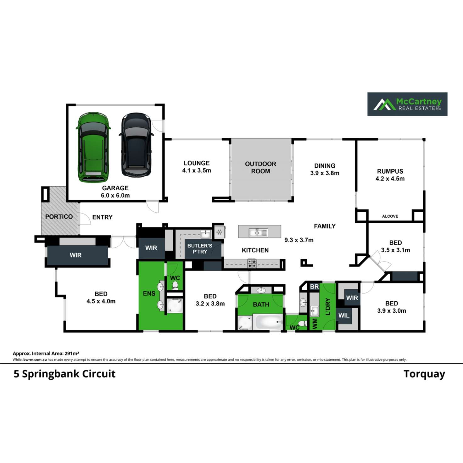 Floorplan of Homely house listing, 5 Springbank Circuit, Torquay VIC 3228